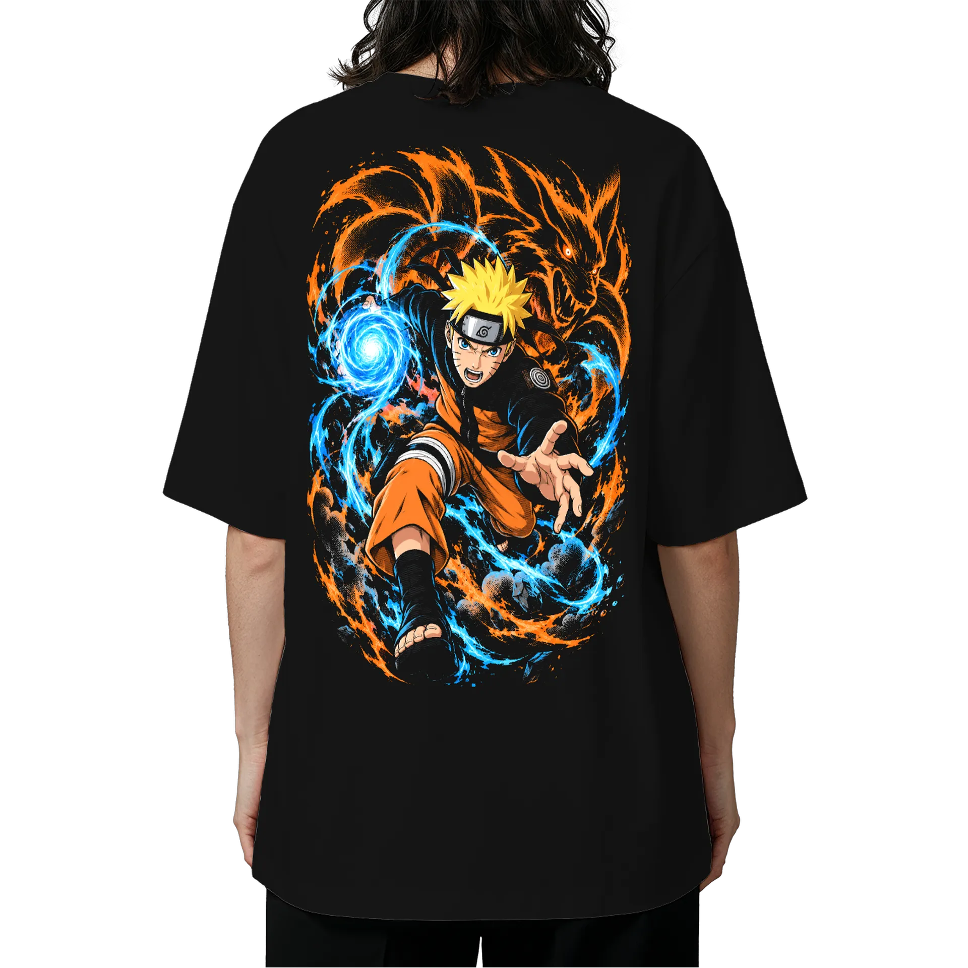 Camiseta Oversized Naruto Uzumaki Anime Naruto Premium - Imagem 5