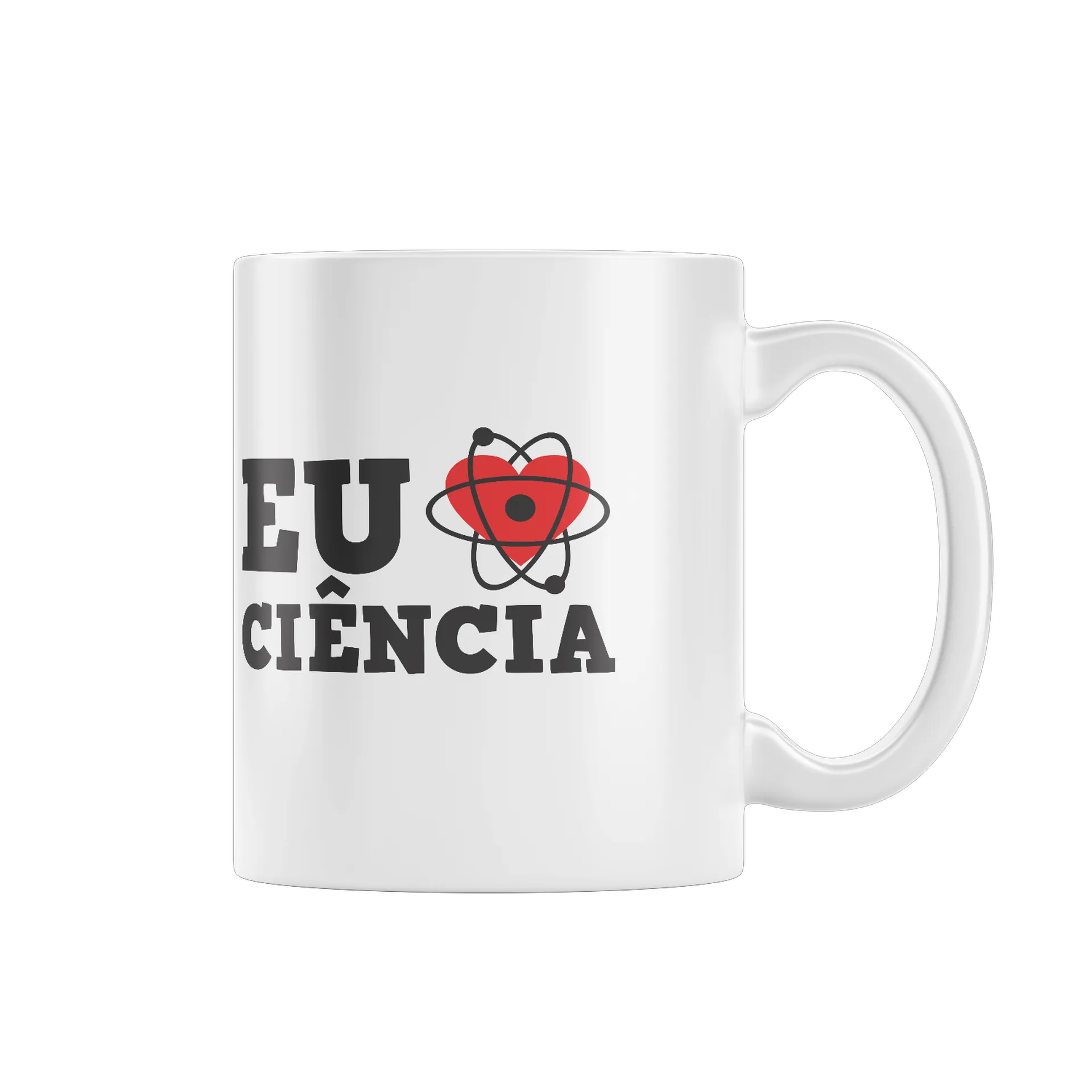 Caneca Porcelana Eu Amo Ciência 325ml - Imagem 1