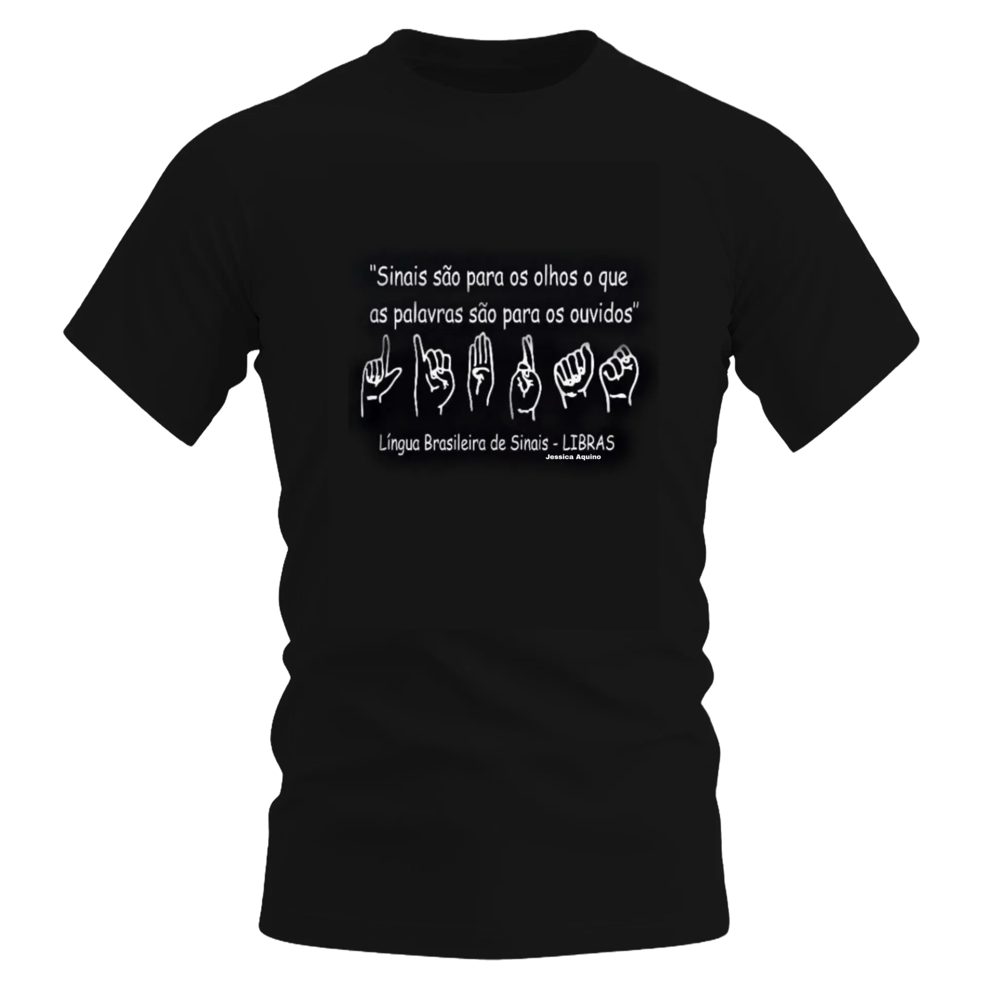Camiseta DryFit Libras de Jessica Aquino 