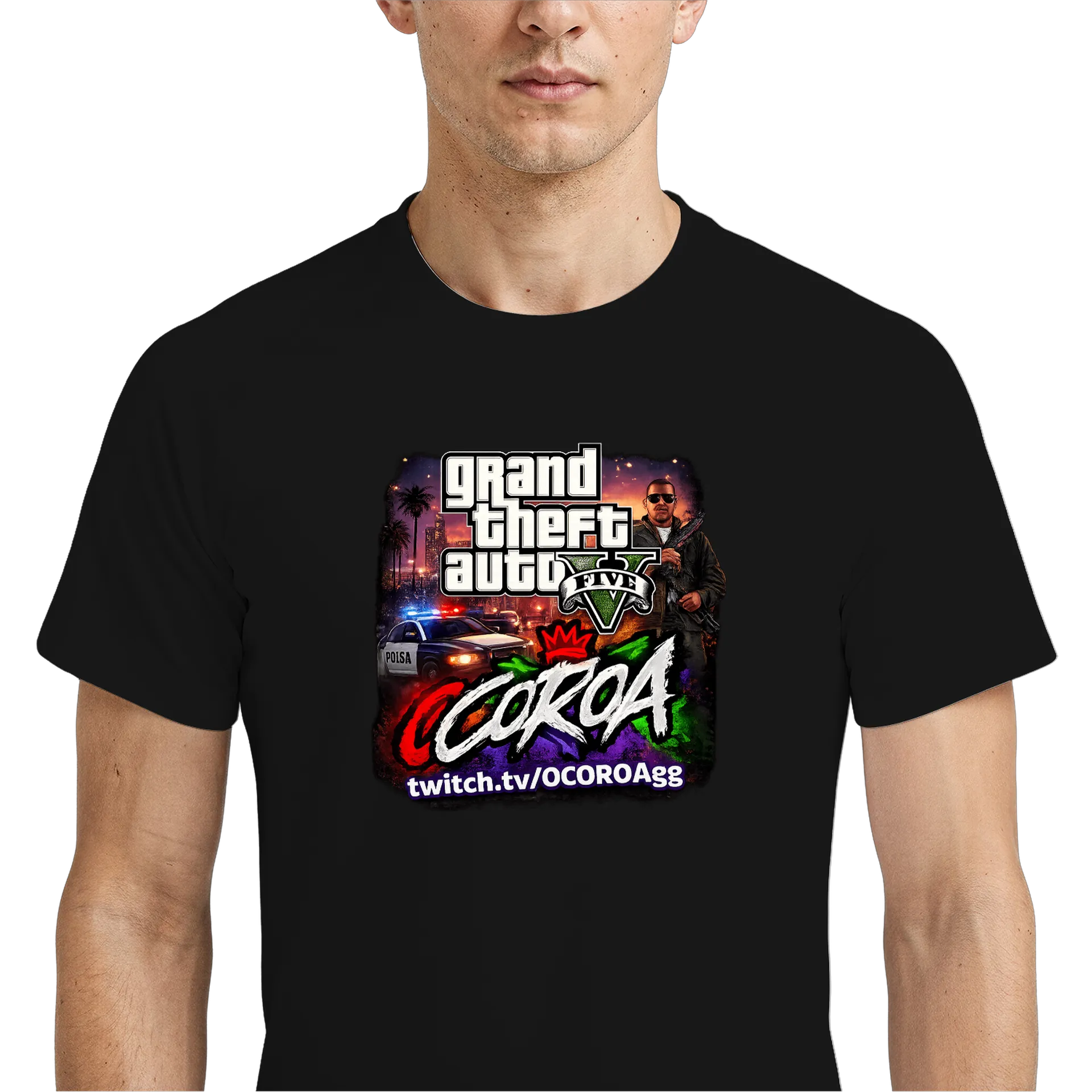 Camiseta DryFit: O COROA + GTA V - Imagem 4