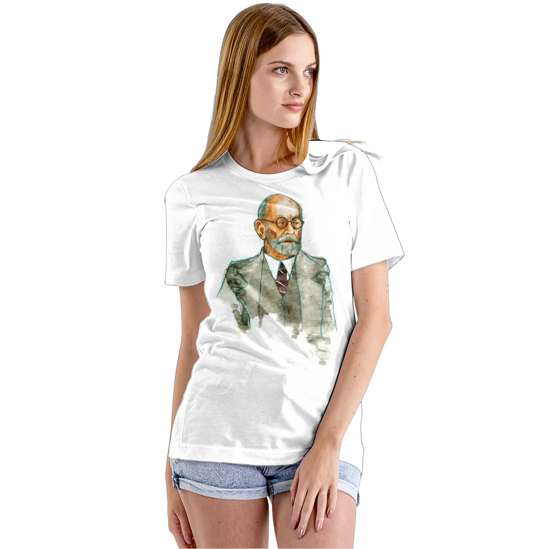 Camiseta Babylook Estampa Psicologia 100% Algodão - Imagem 5