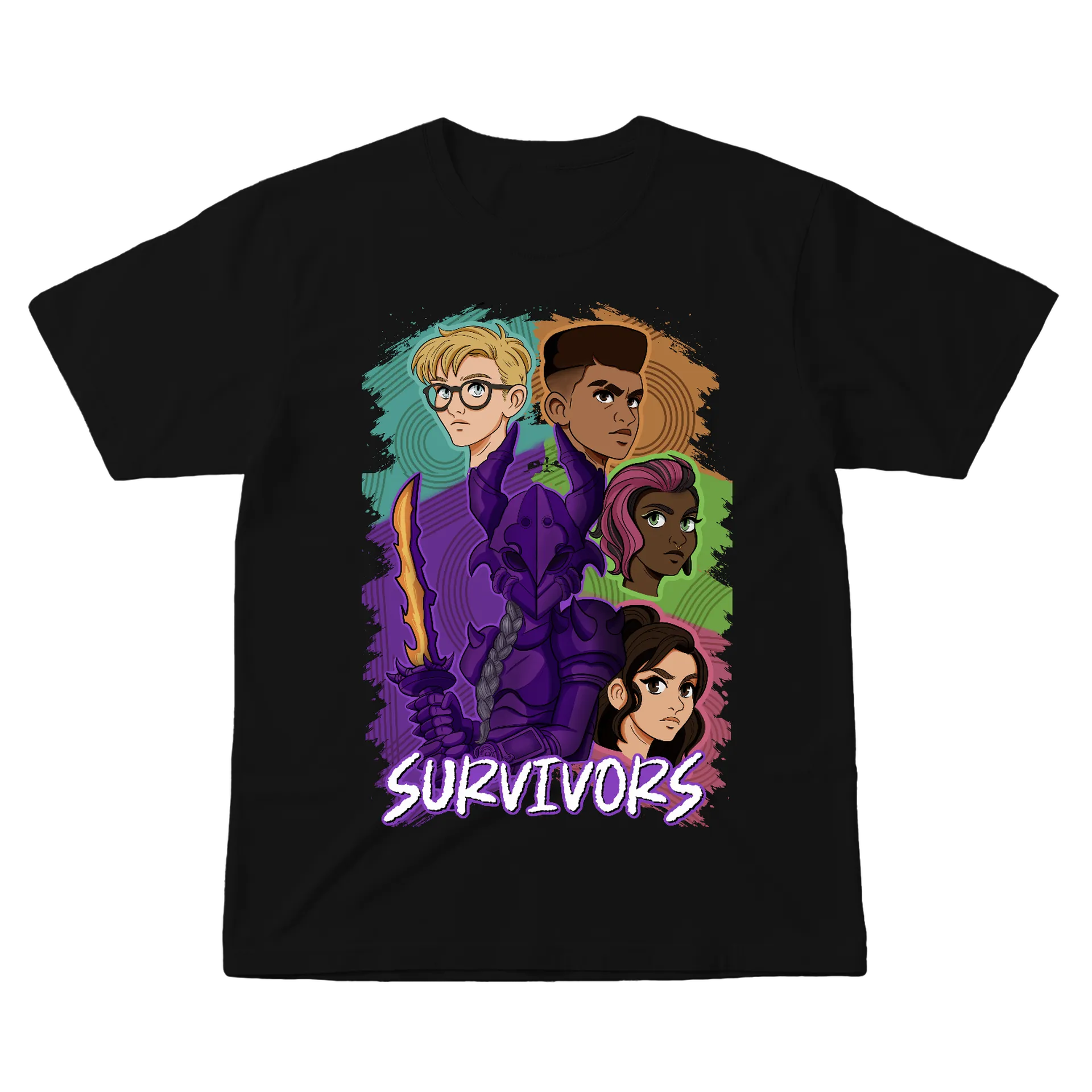 Camiseta Grounded 2 Survivors de Capitão Schulz