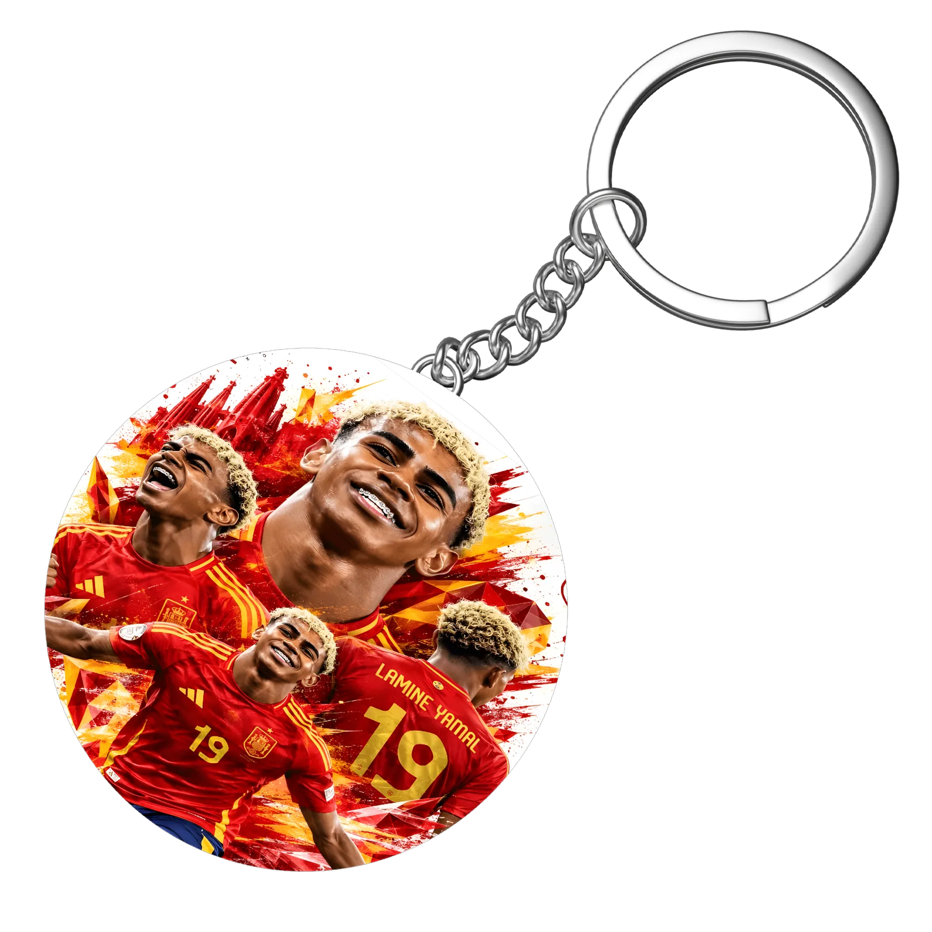 Chaveiro Personalizado Jogador de Futebol 001 - Imagem 3