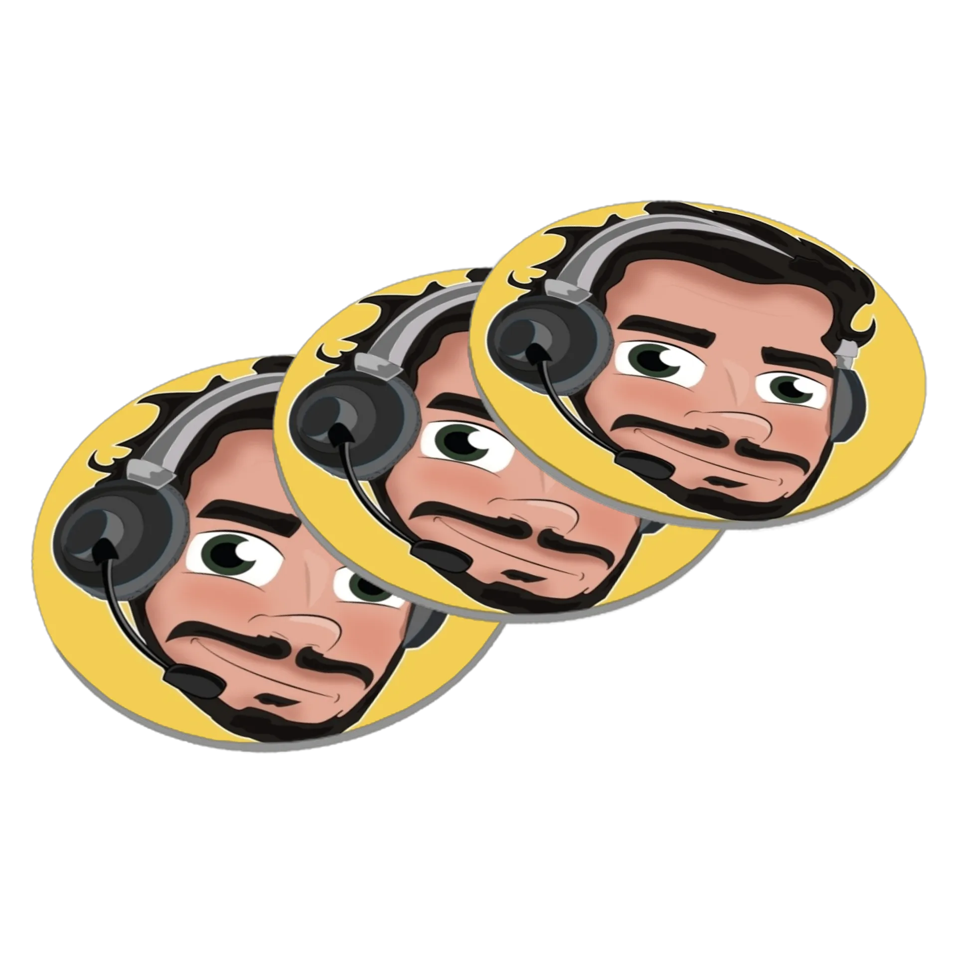 Porta-copo MDF Personagem Gamer Estampa Personalizada - Imagem 3