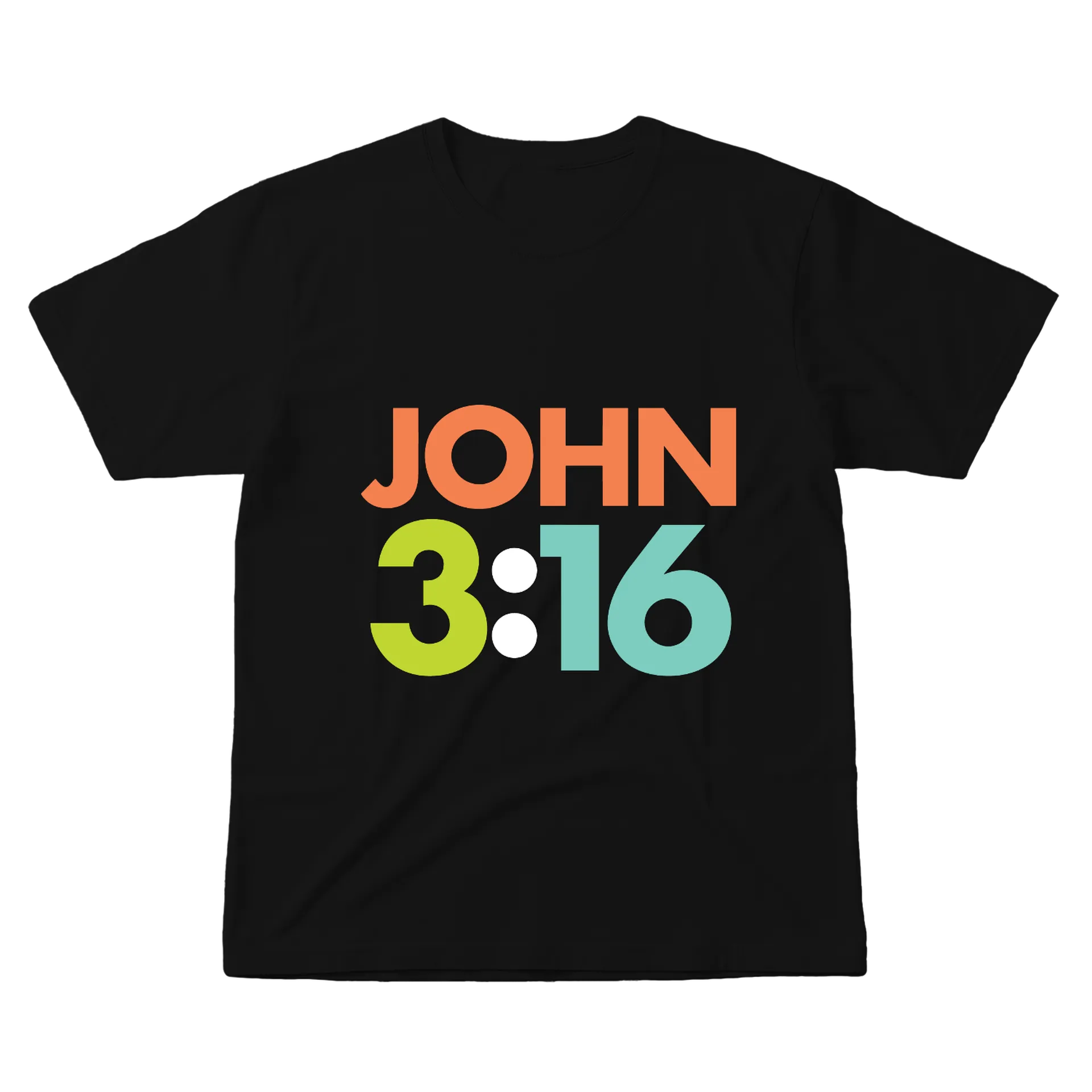 Camiseta Tipográfica John 3:16 100% Algodão de Redeem Wear