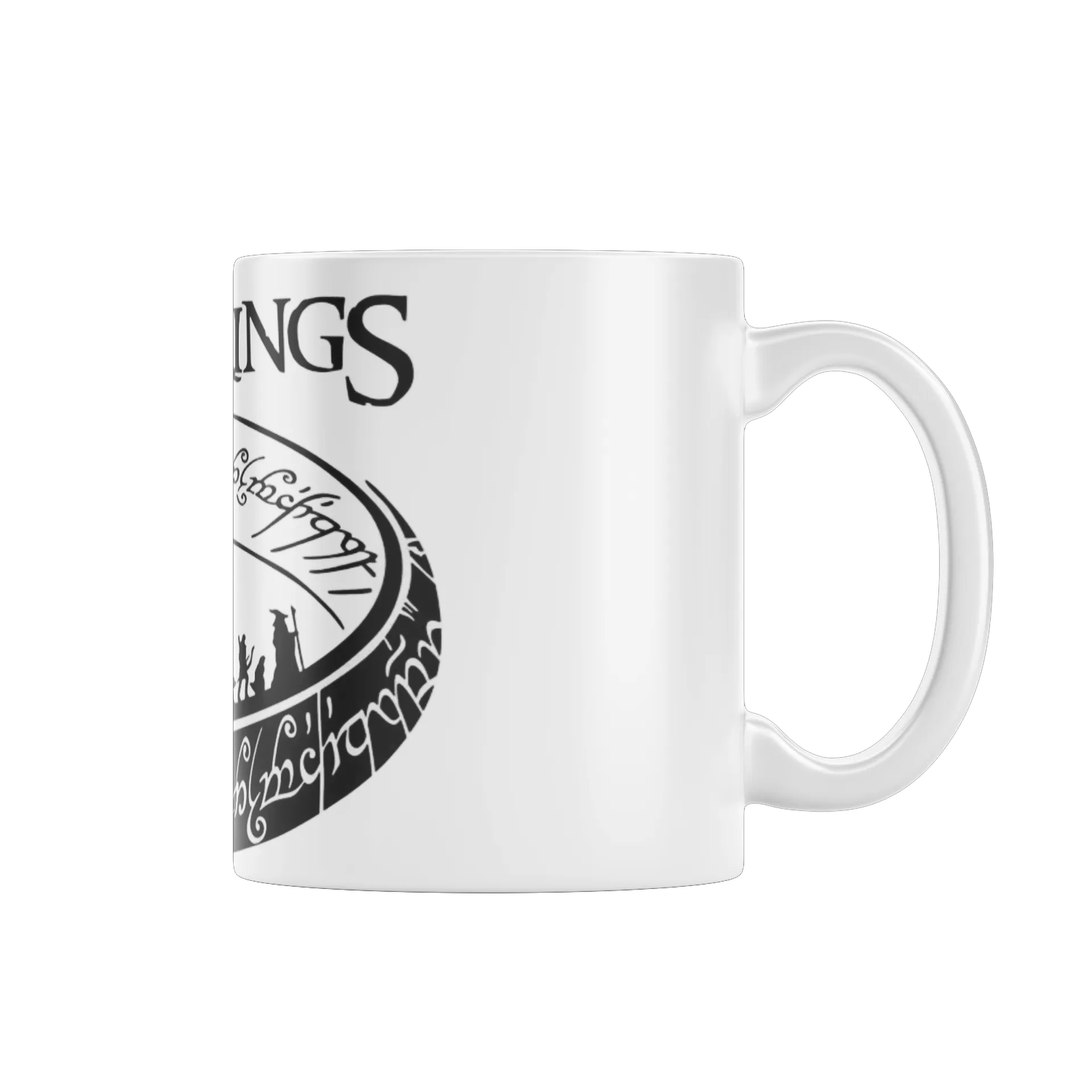 Caneca Porcelana Senhor dos Anéis 325ml - Imagem 1