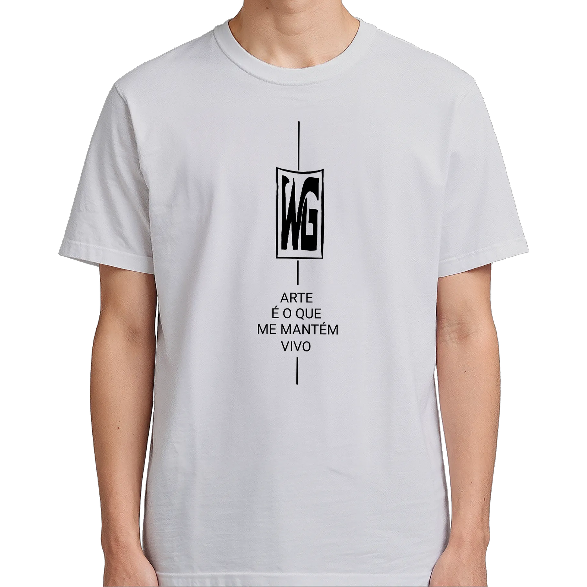 Camiseta Corvo com Capuz Ilustração Monocromática 100% - Imagem 4