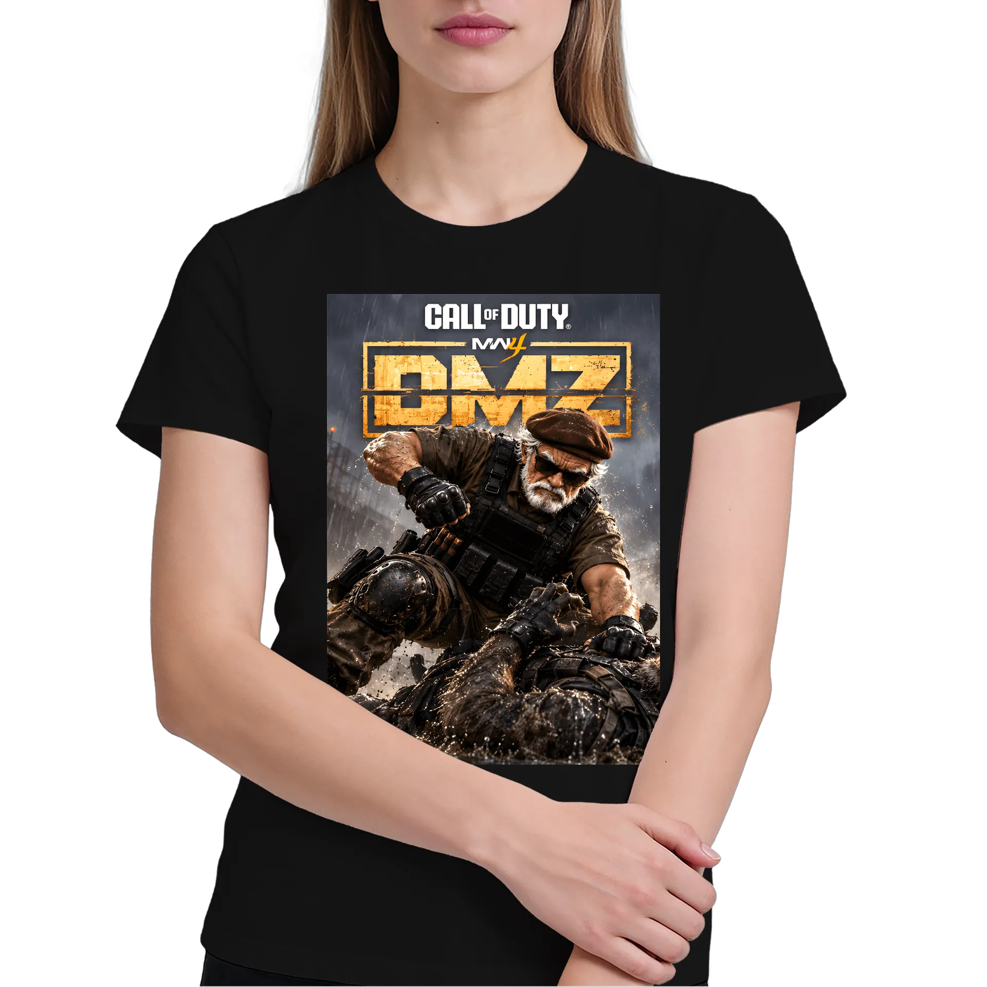 Camiseta Call of Duty MW4 Soldado 100% Algodão - Imagem 3