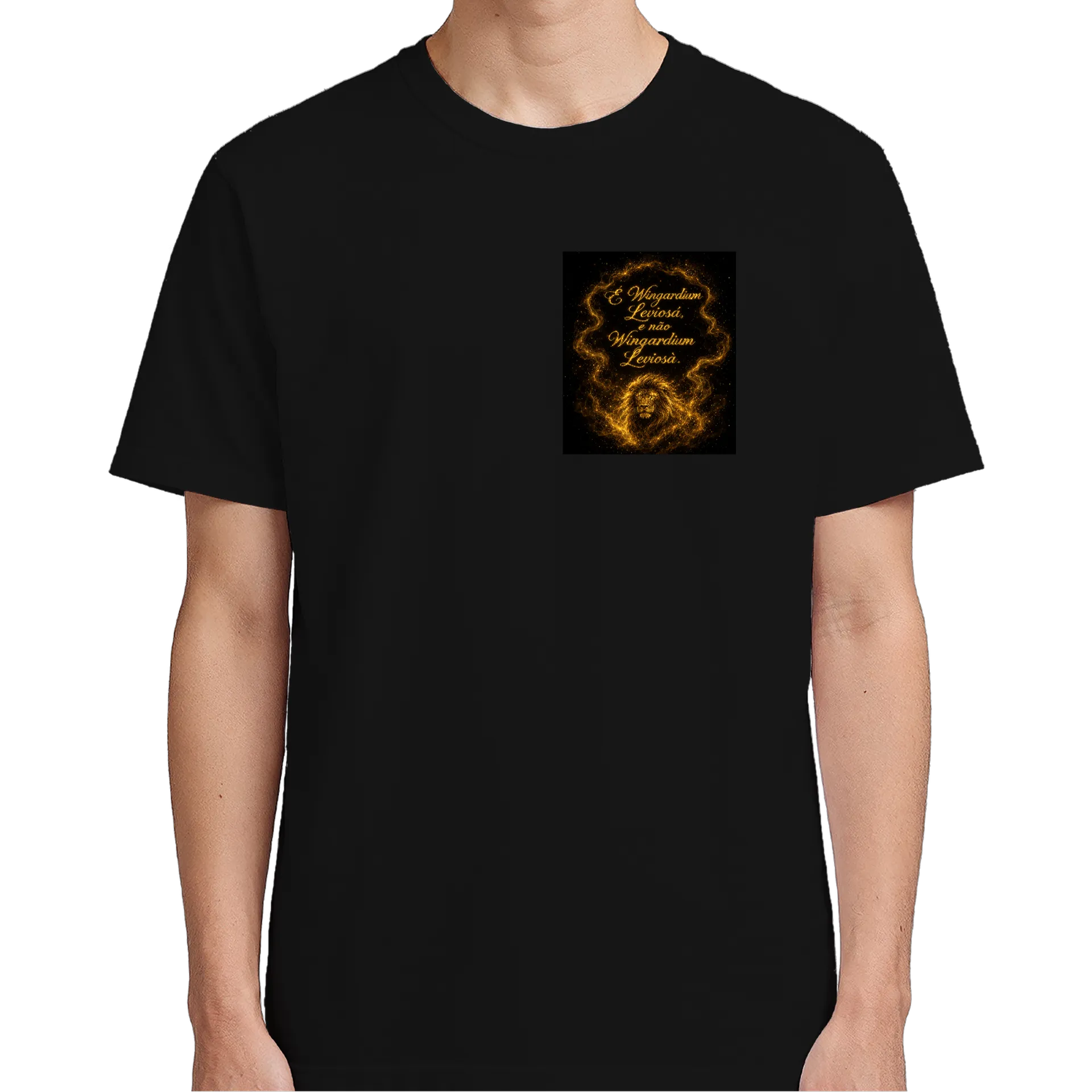Camiseta Estampa Leitura Dourada 100% Algodão - Imagem 5