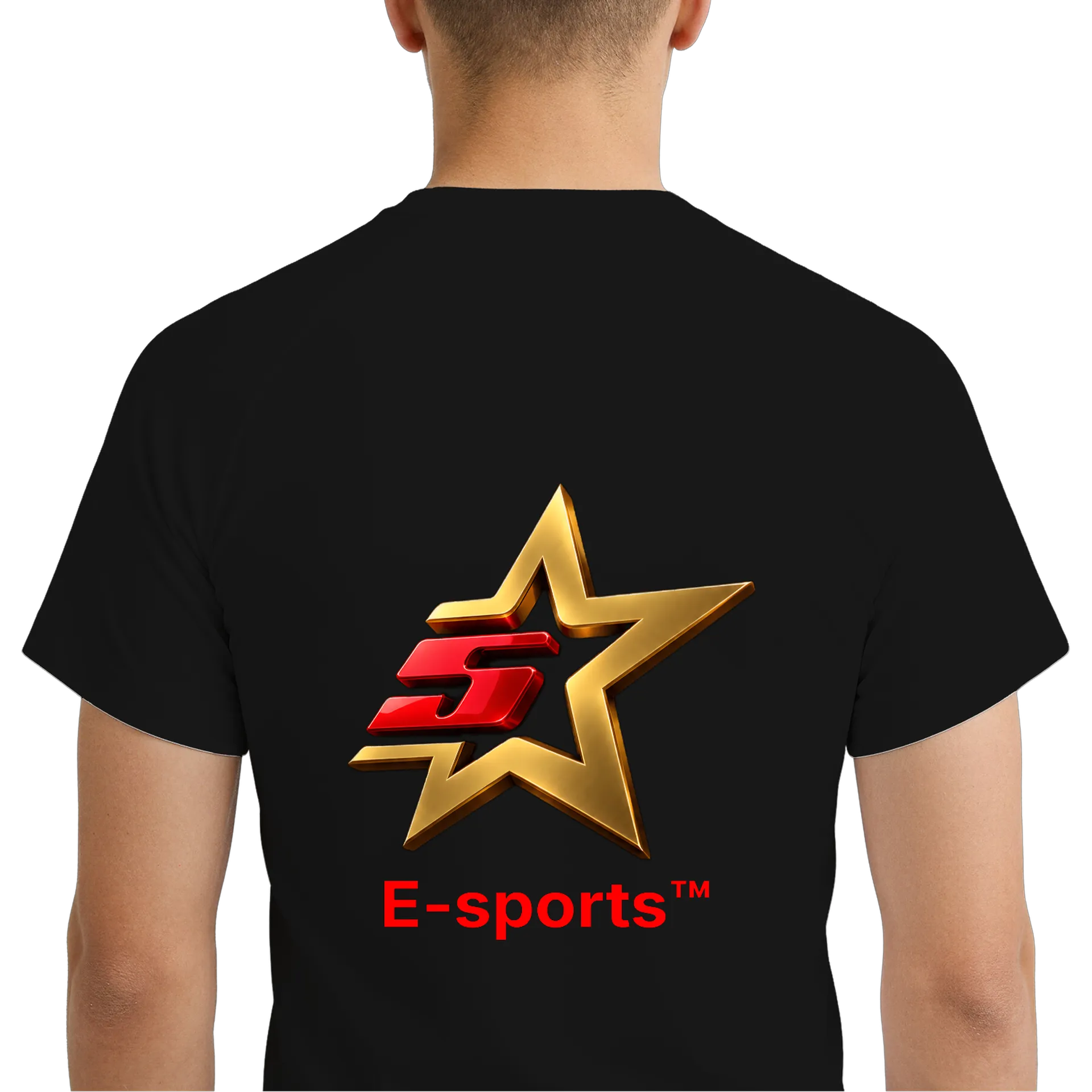 Camiseta Dry Fit Simples Star E-sports oficial Gold Red - Imagem 6