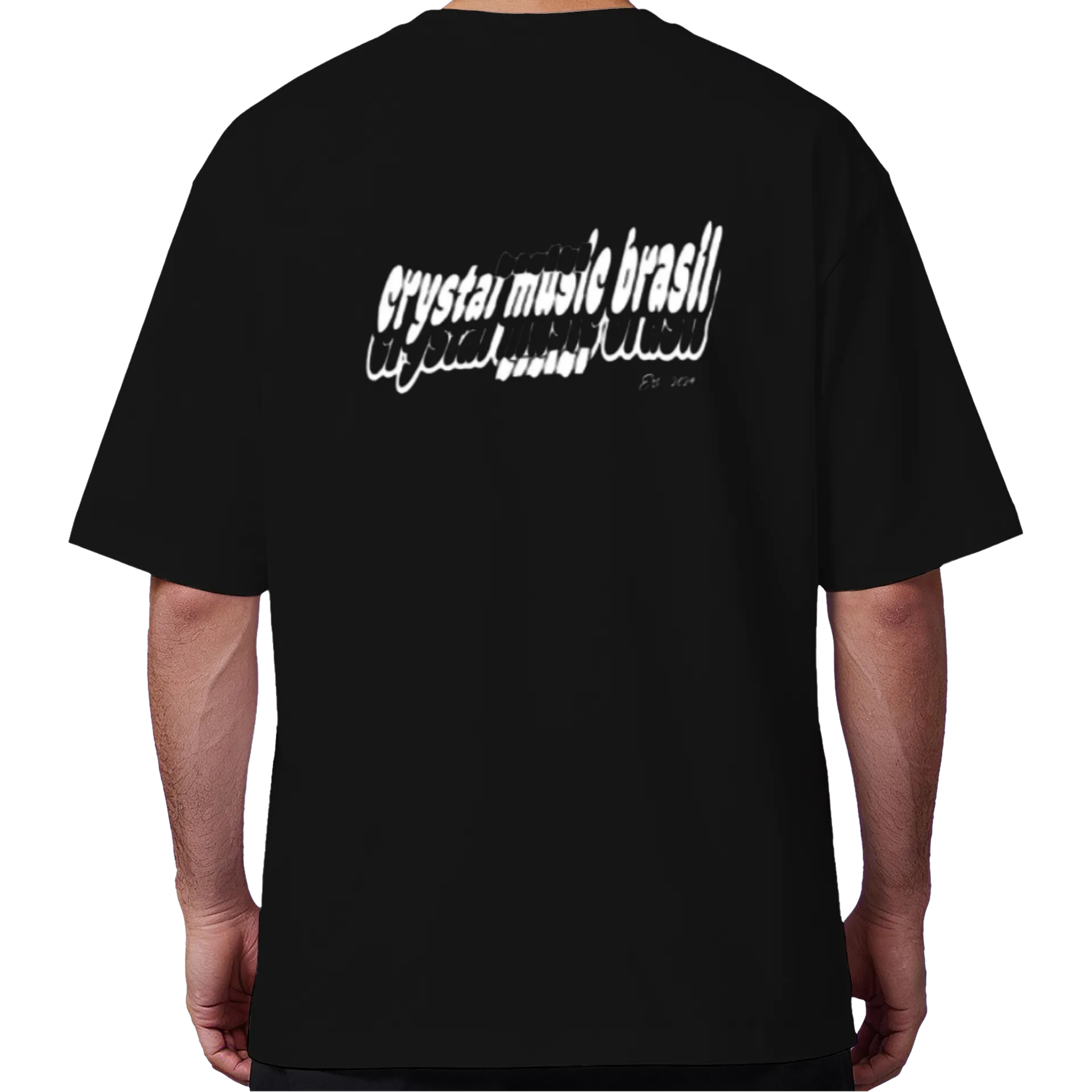 Camiseta Oversized CMB "Distortion" - Preto - Imagem 6