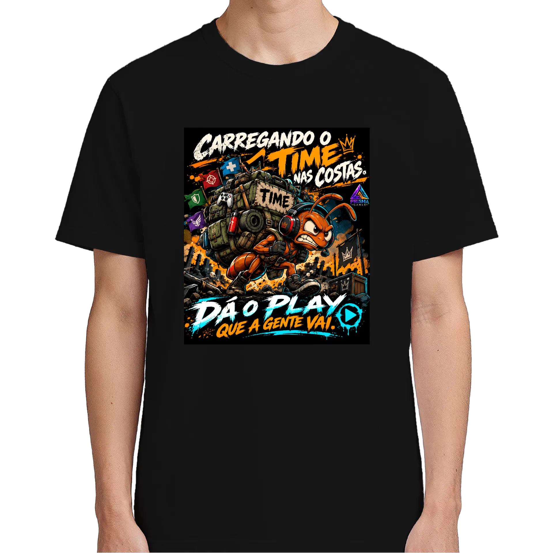 Camiseta personalizada de PRISMA GAMER — imagem 4 de 6
