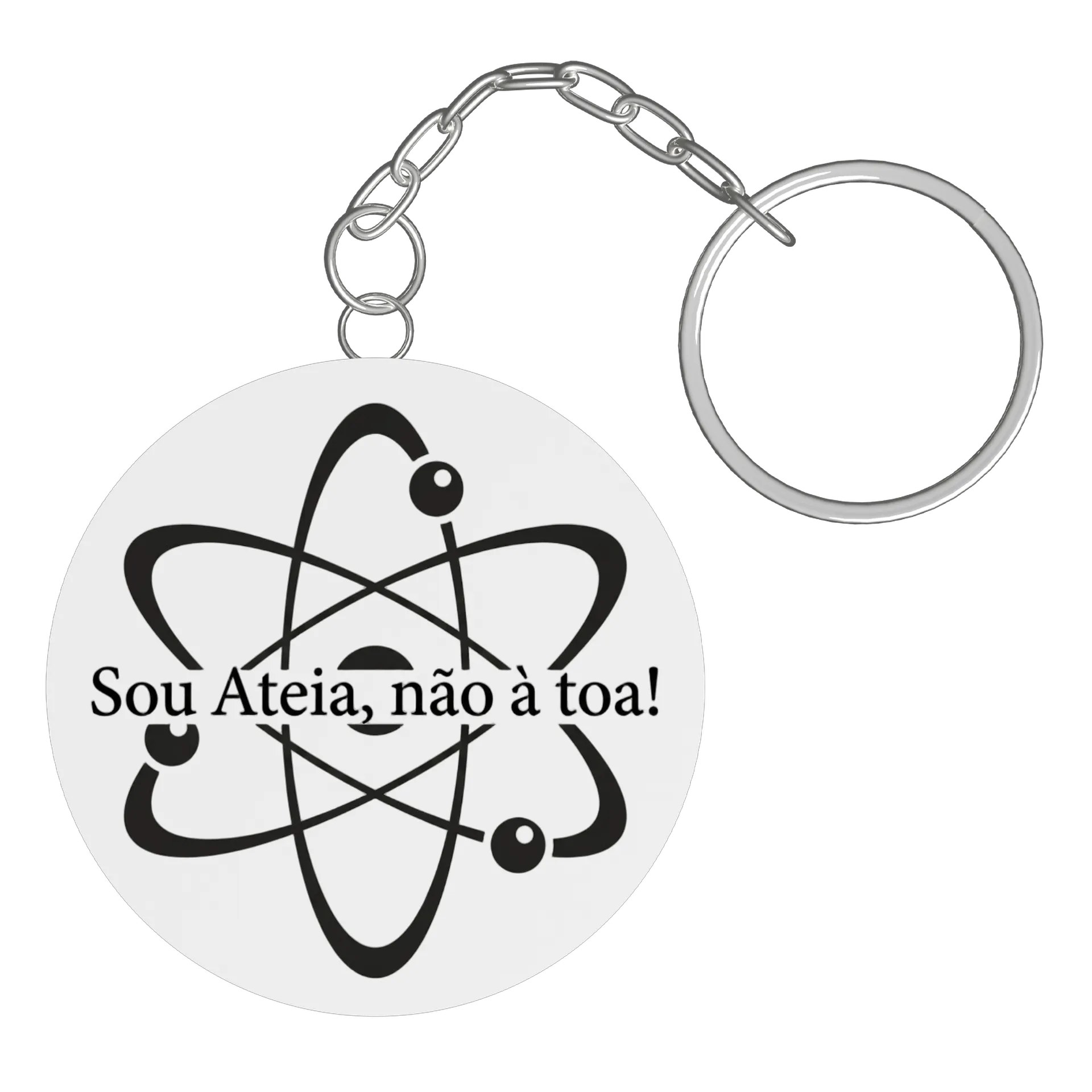 Chaveiro personalizado sou atéia - Imagem 3