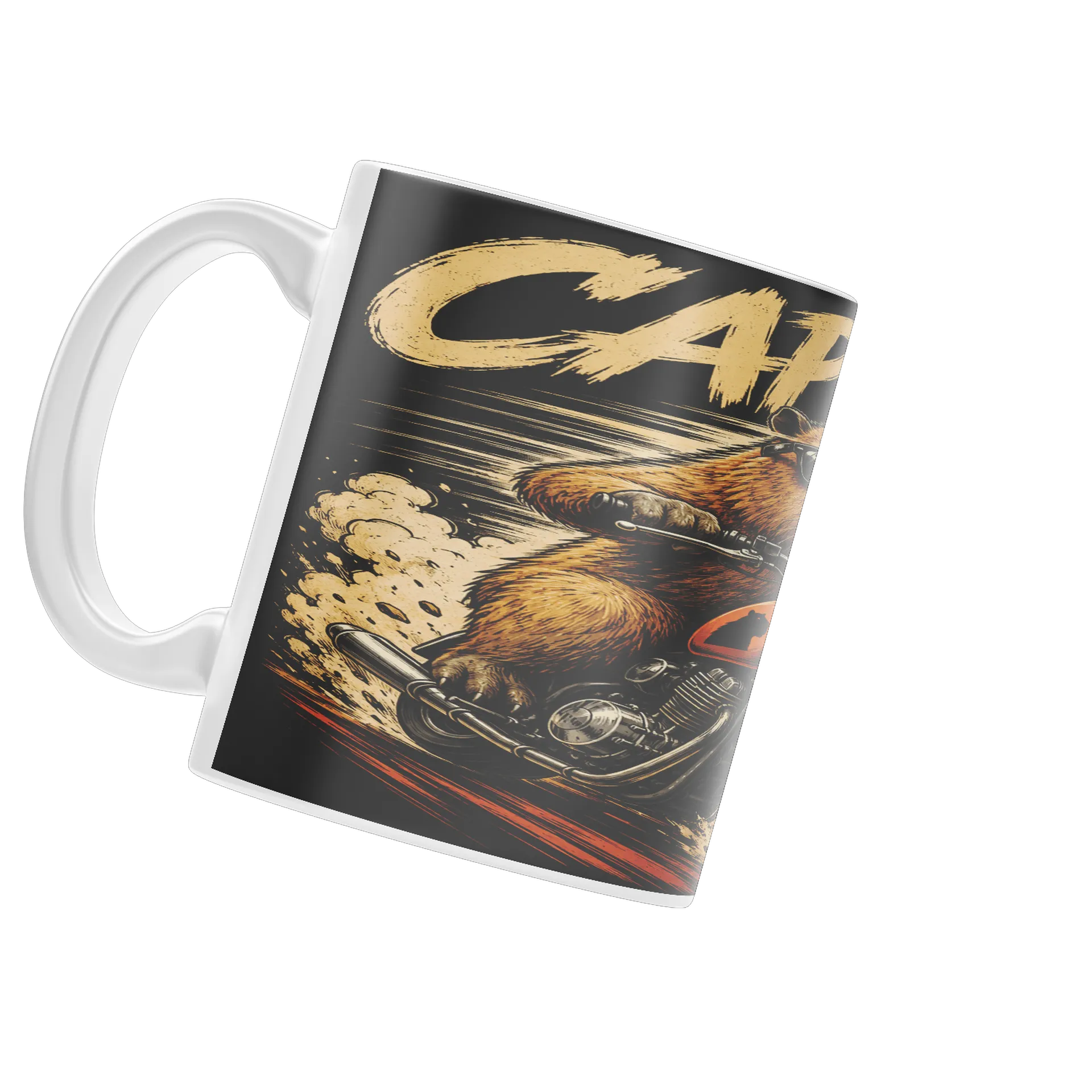 Caneca Porcelana Capivara Mania 325ml - Imagem 3