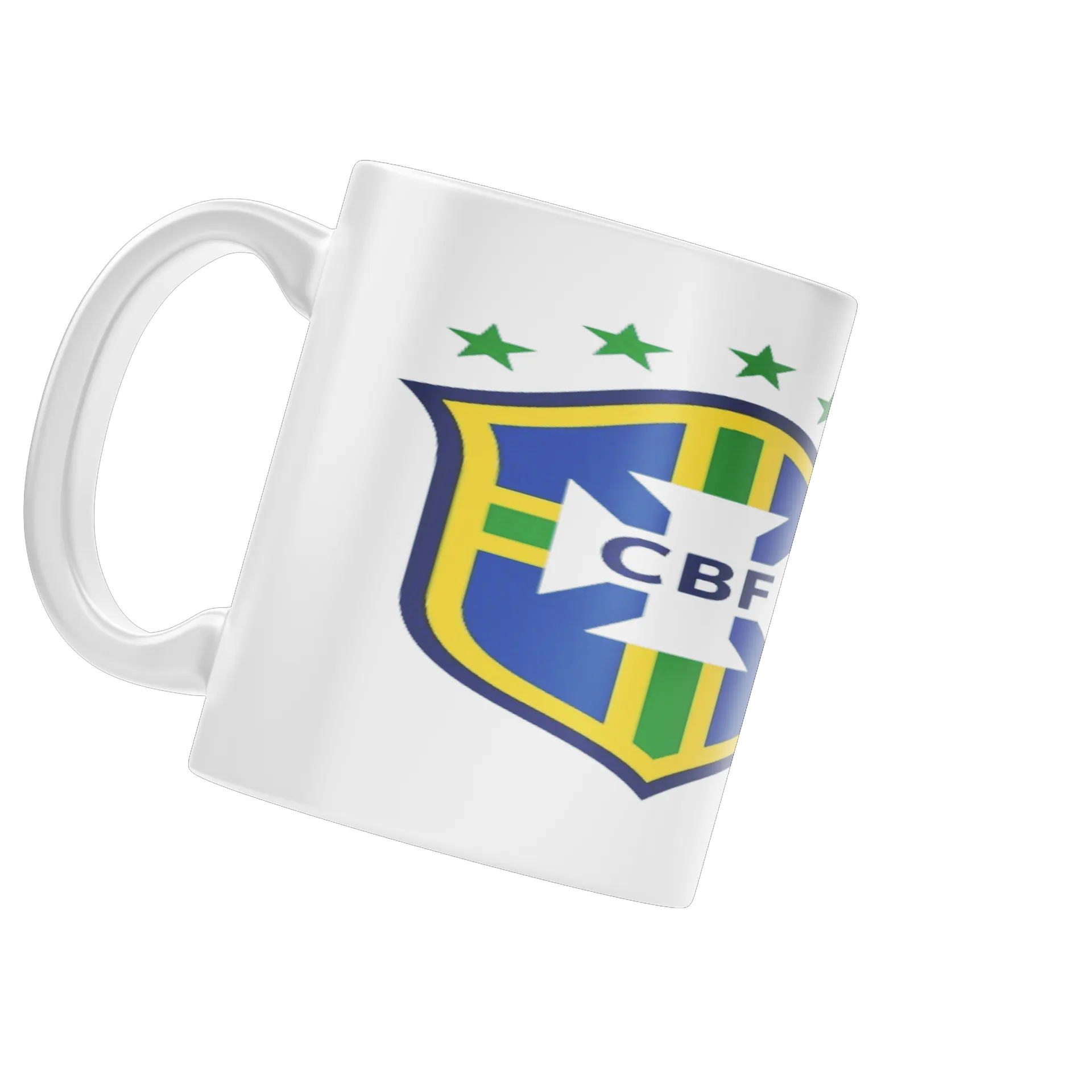 Caneca Porcelana Mascote Futebol Brasil 325ml - Imagem 3