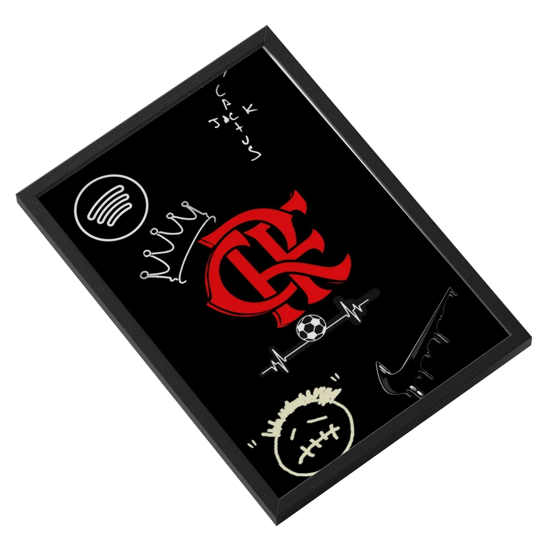 Quadro Flamengo  de Rosane