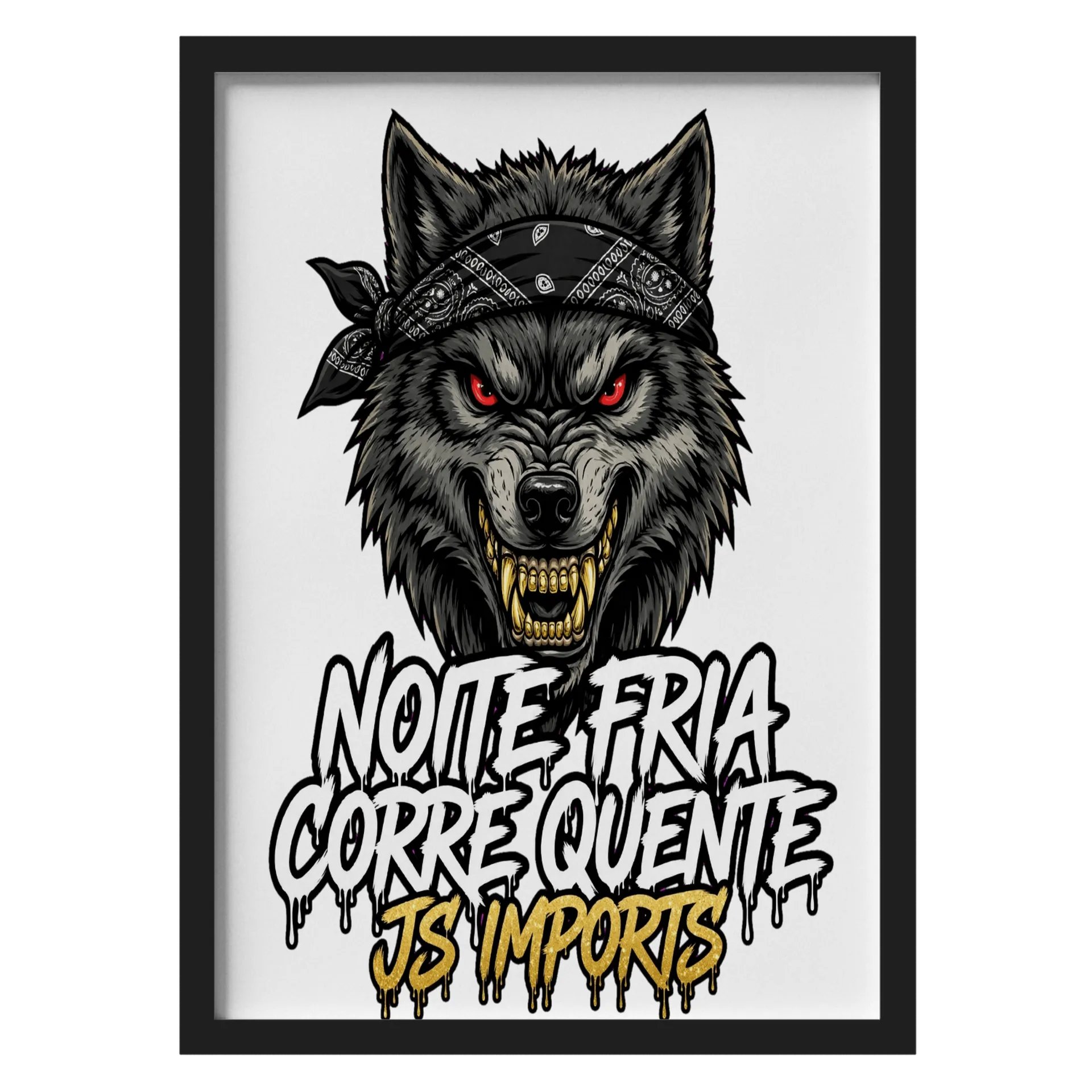 Quadro A3 personalizado Com Vidro - Imagem 1