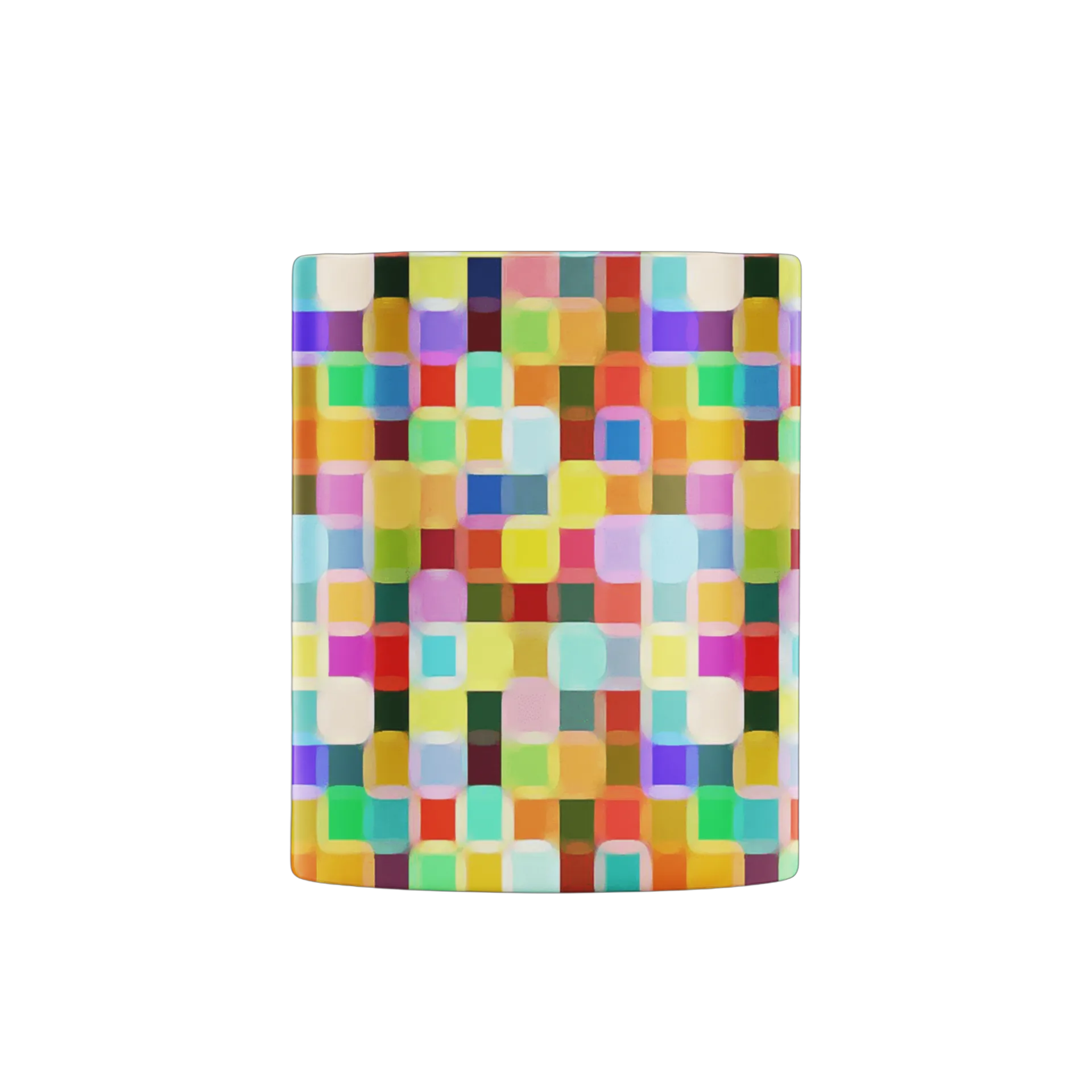 Caneca Personalizada Estampa Abstrata Color Block 325ml - Imagem 2