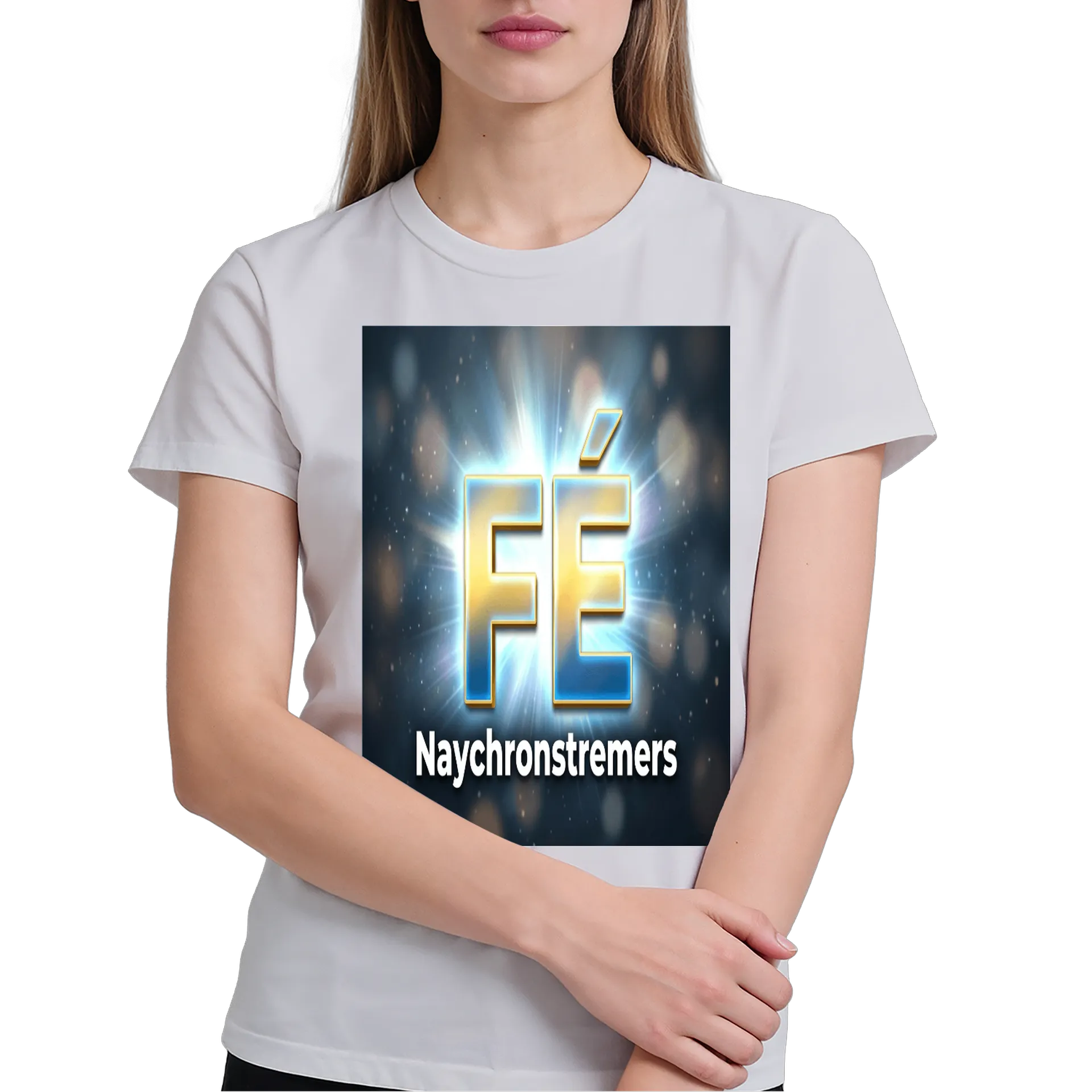 Camiseta Logo FE Naychronstreamers 100% Algodão - Imagem 3
