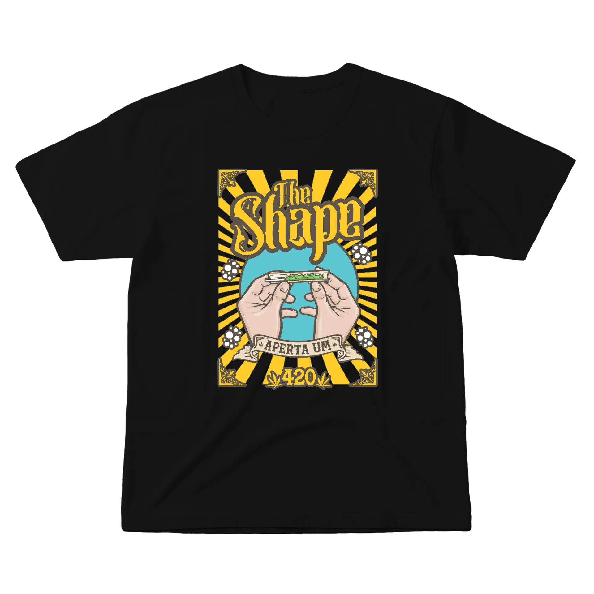 Camiseta Estampa The Shape 100% Algodão - Imagem 1