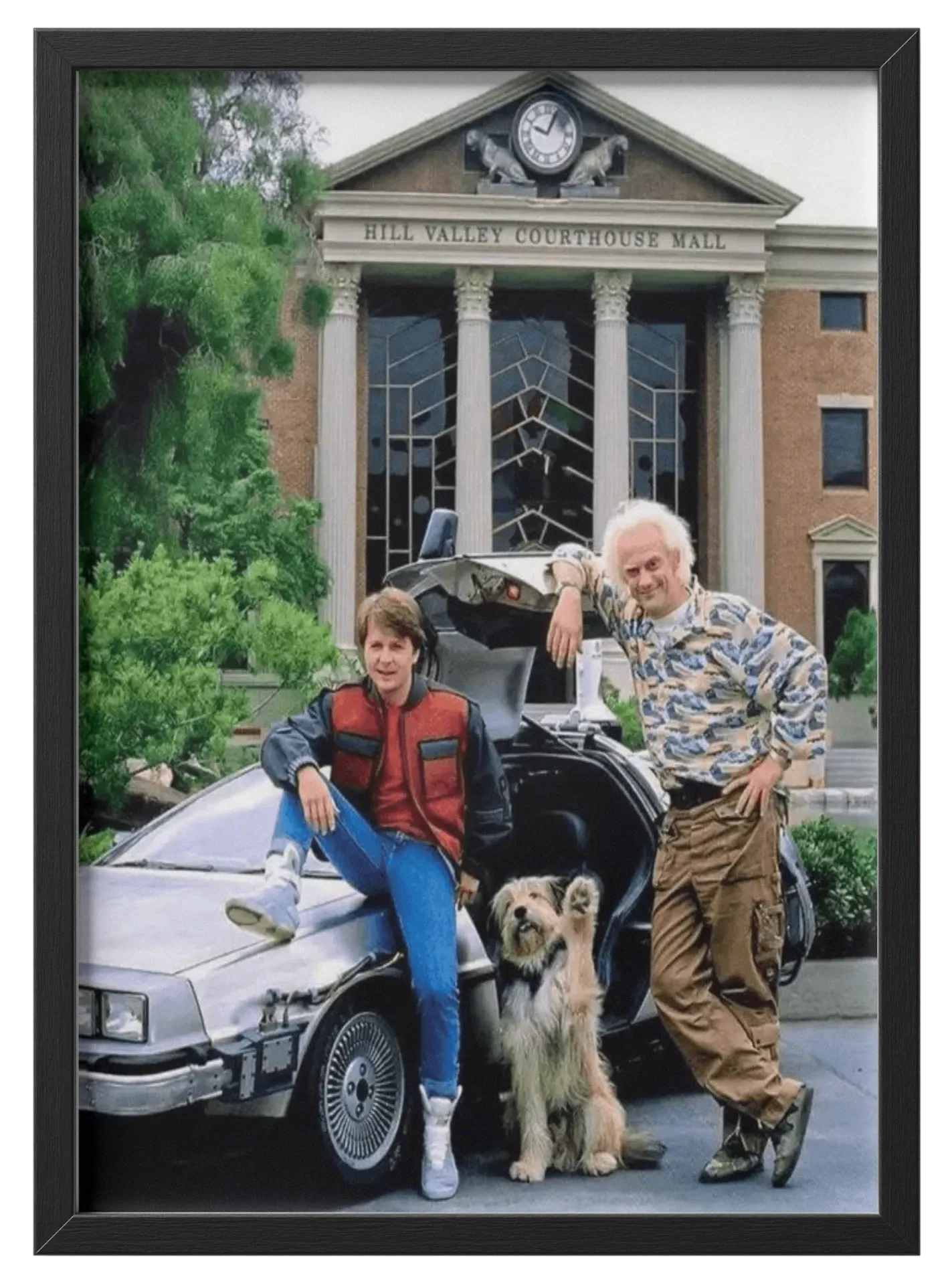 Quadro dos personagens do filme de volta para o futuro  - Imagem 1