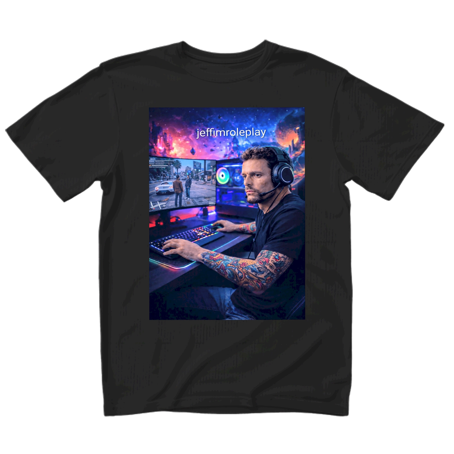 Camiseta Personalizada: Seu Estilo, Sua Marca! de Jeffimroleplay