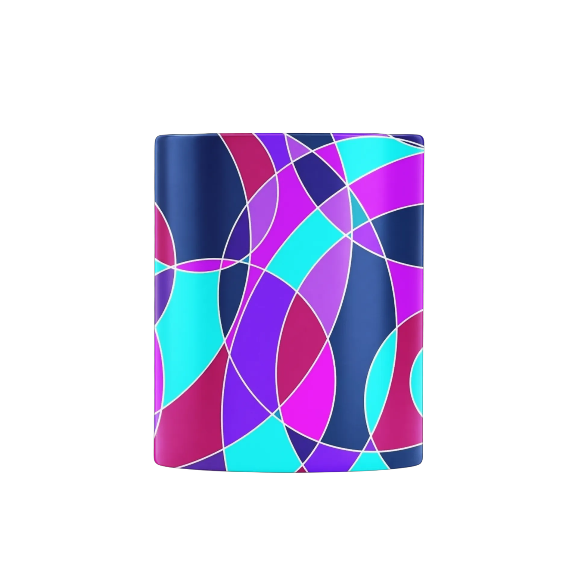 Caneca Estampa Abstrata Cores Neon 325ml de Xenovoid Studio 👽 — imagem 2 de 4
