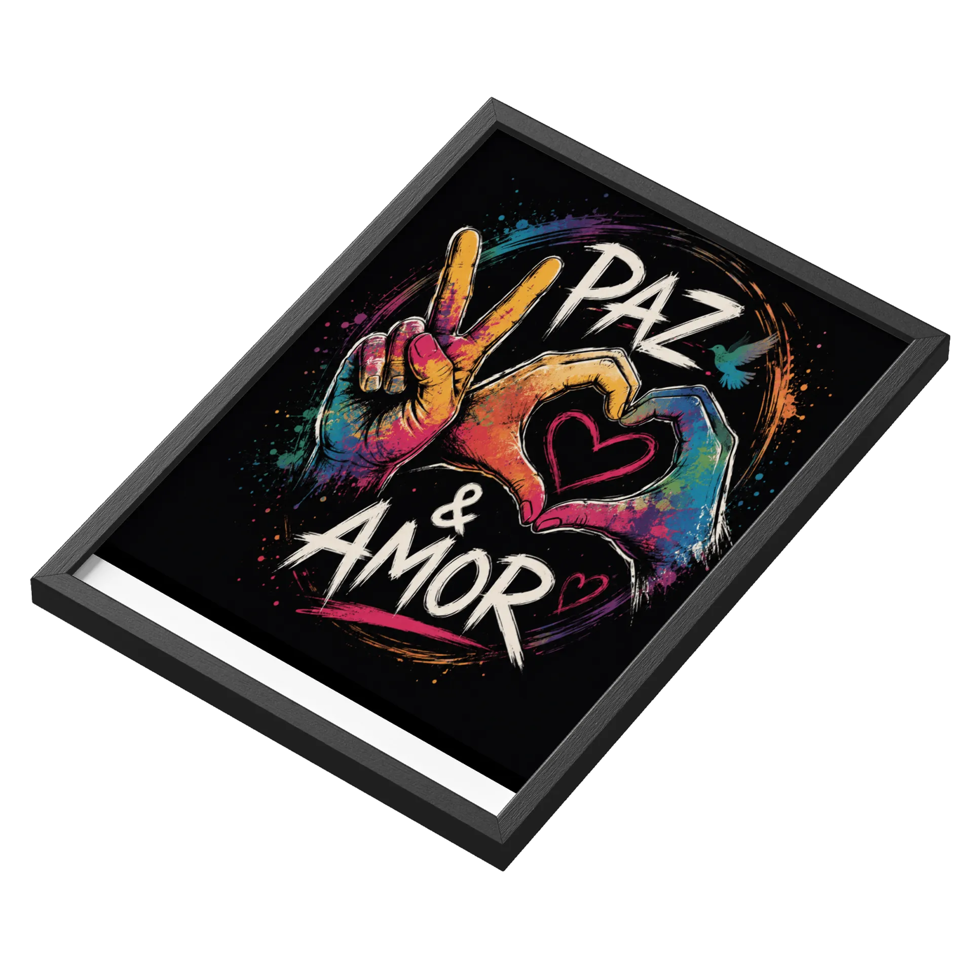 Quadro A3 - Paz e Amor - Imagem 3