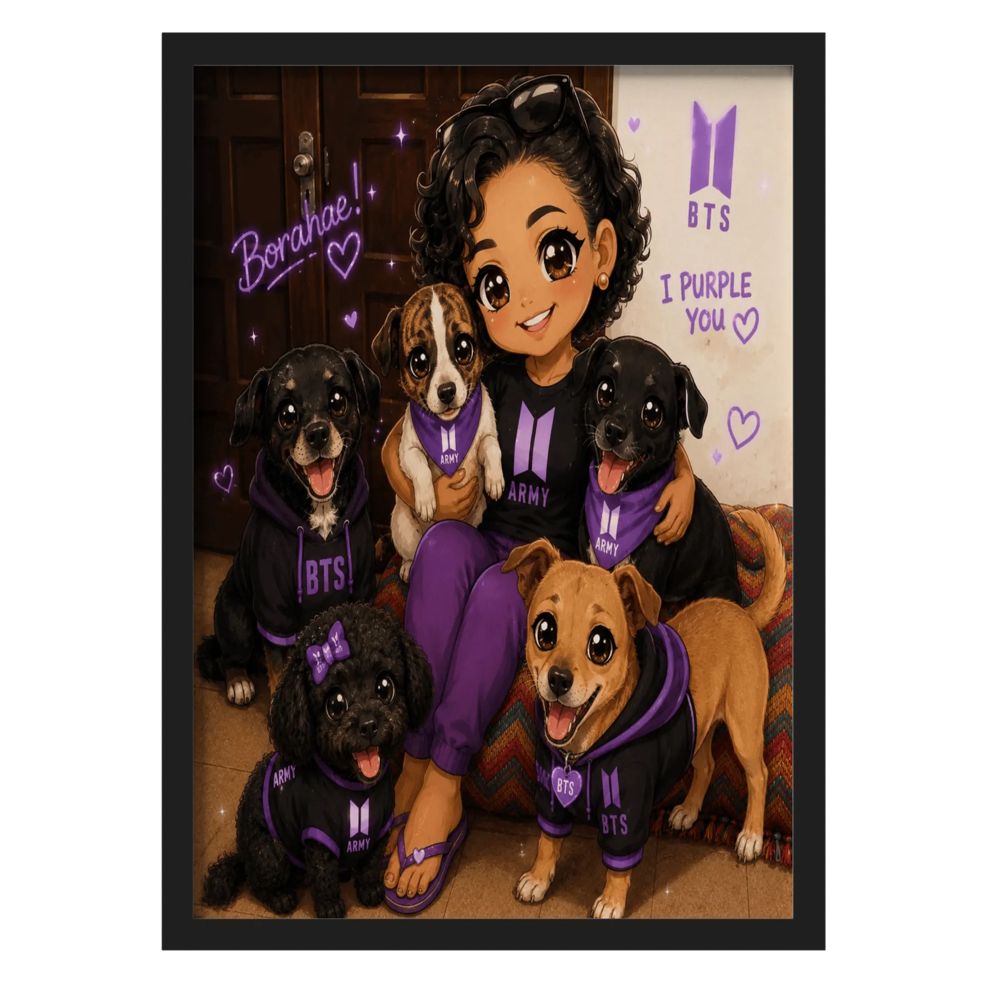 Quadro A3 Army Protetora de Animais  de Anja Protetora  — imagem 1 de 3