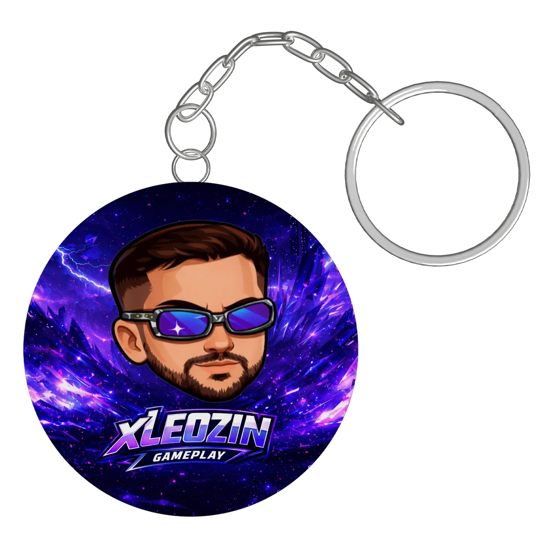 Chaveiro personalizado de xleozingameplay