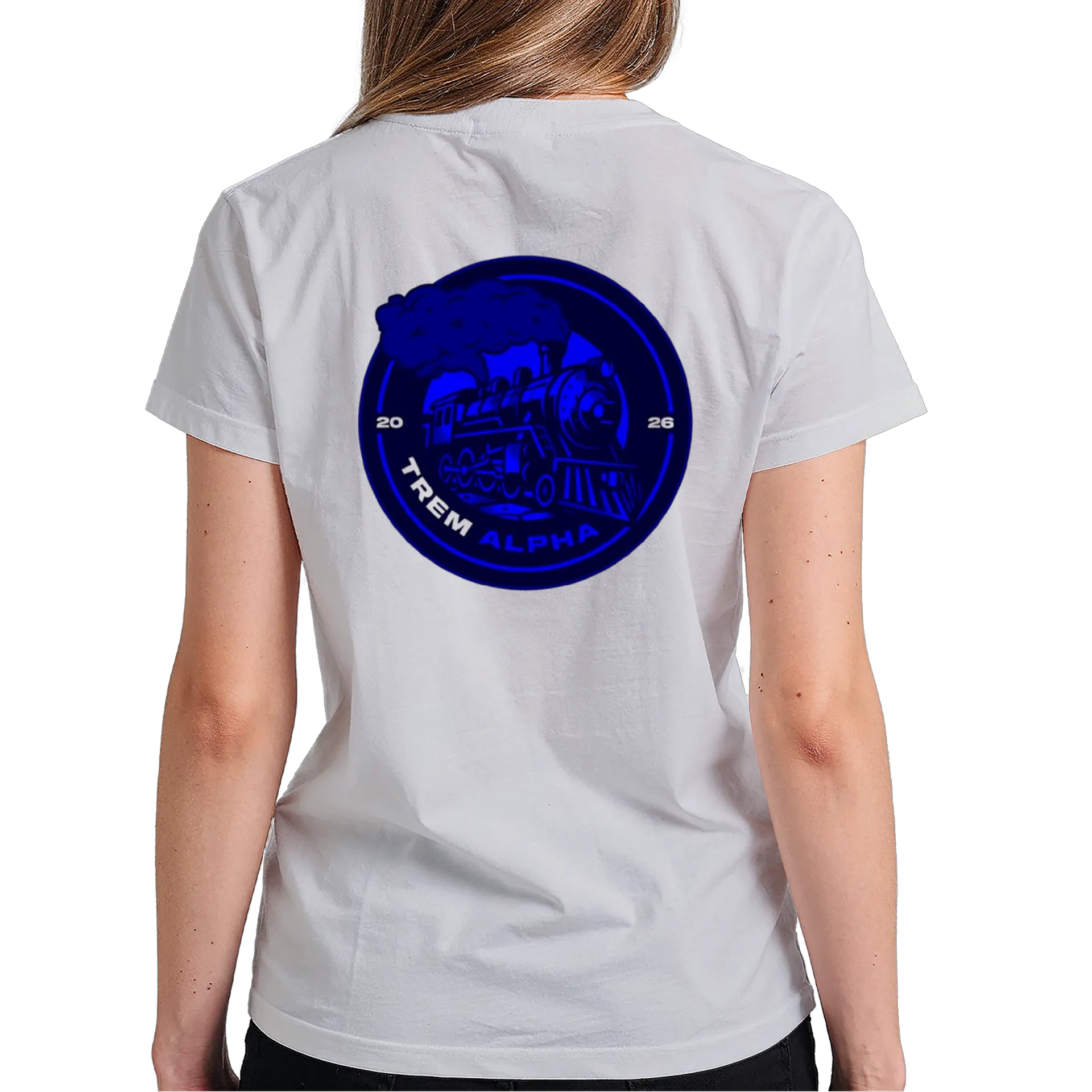 Camiseta Trem Alpha Estampa Vintage 100% Algodão - Imagem 6