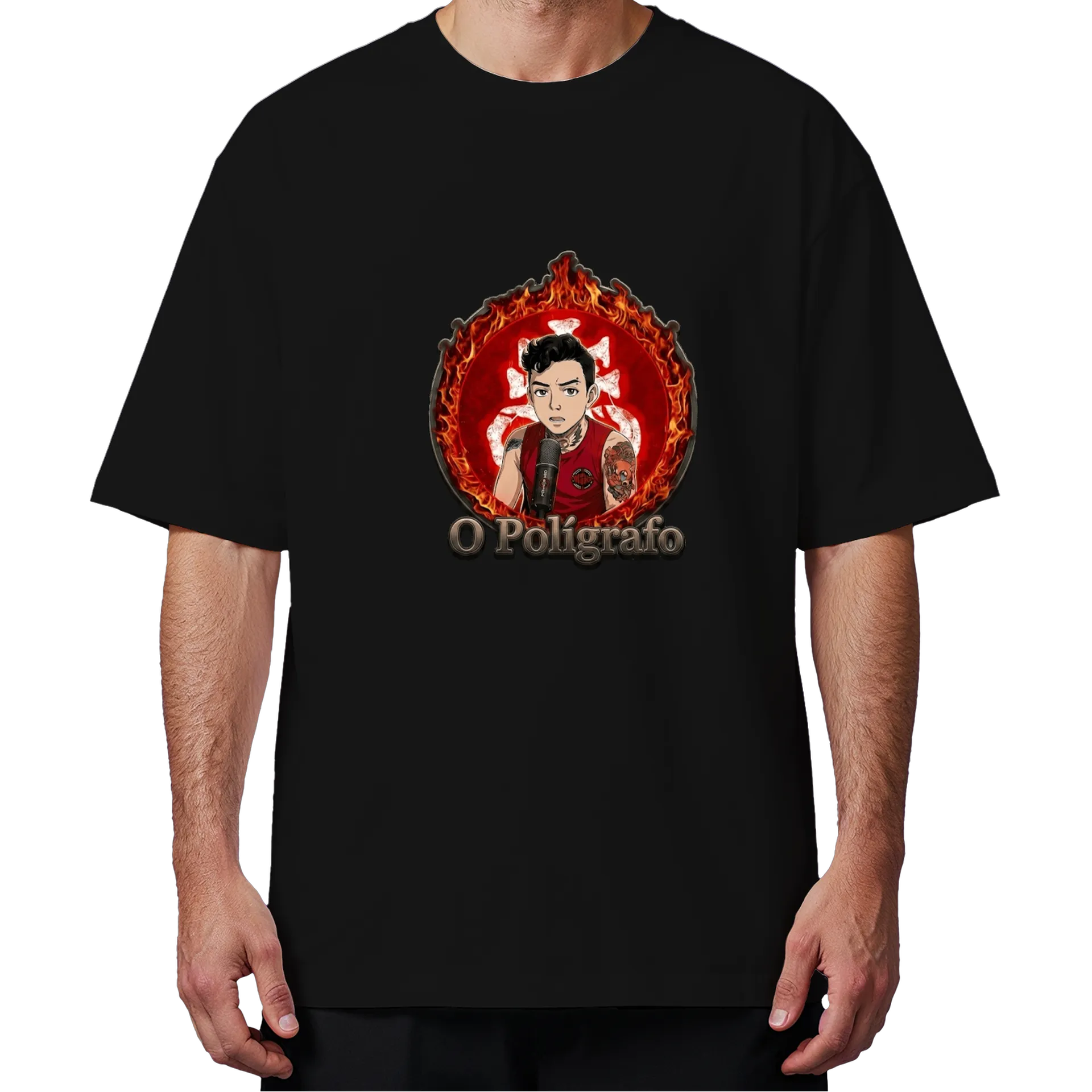 Camiseta Oversized polígrafo - Imagem 4