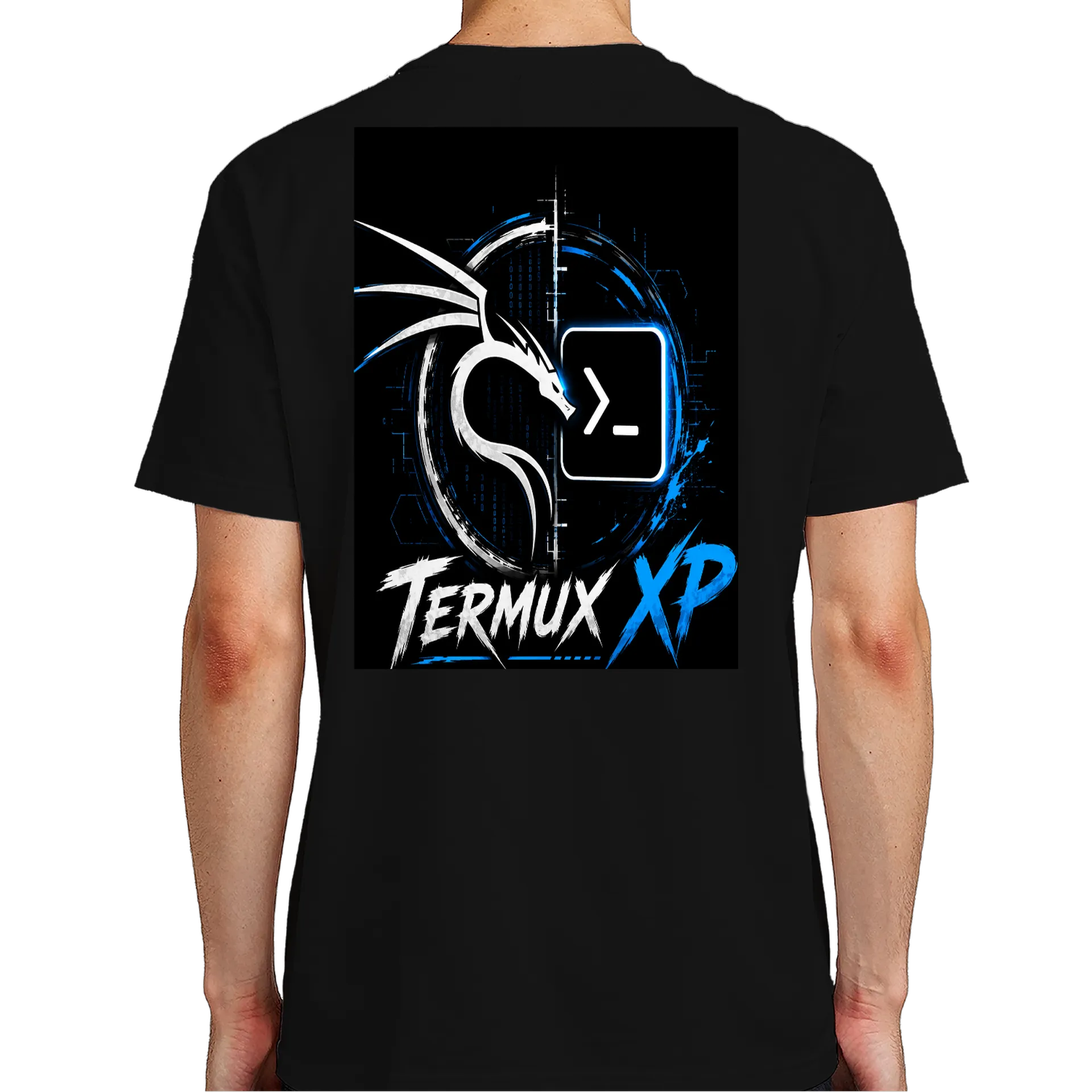 Camiseta Dragão Termux XP 100% Algodão Preto - Imagem 7