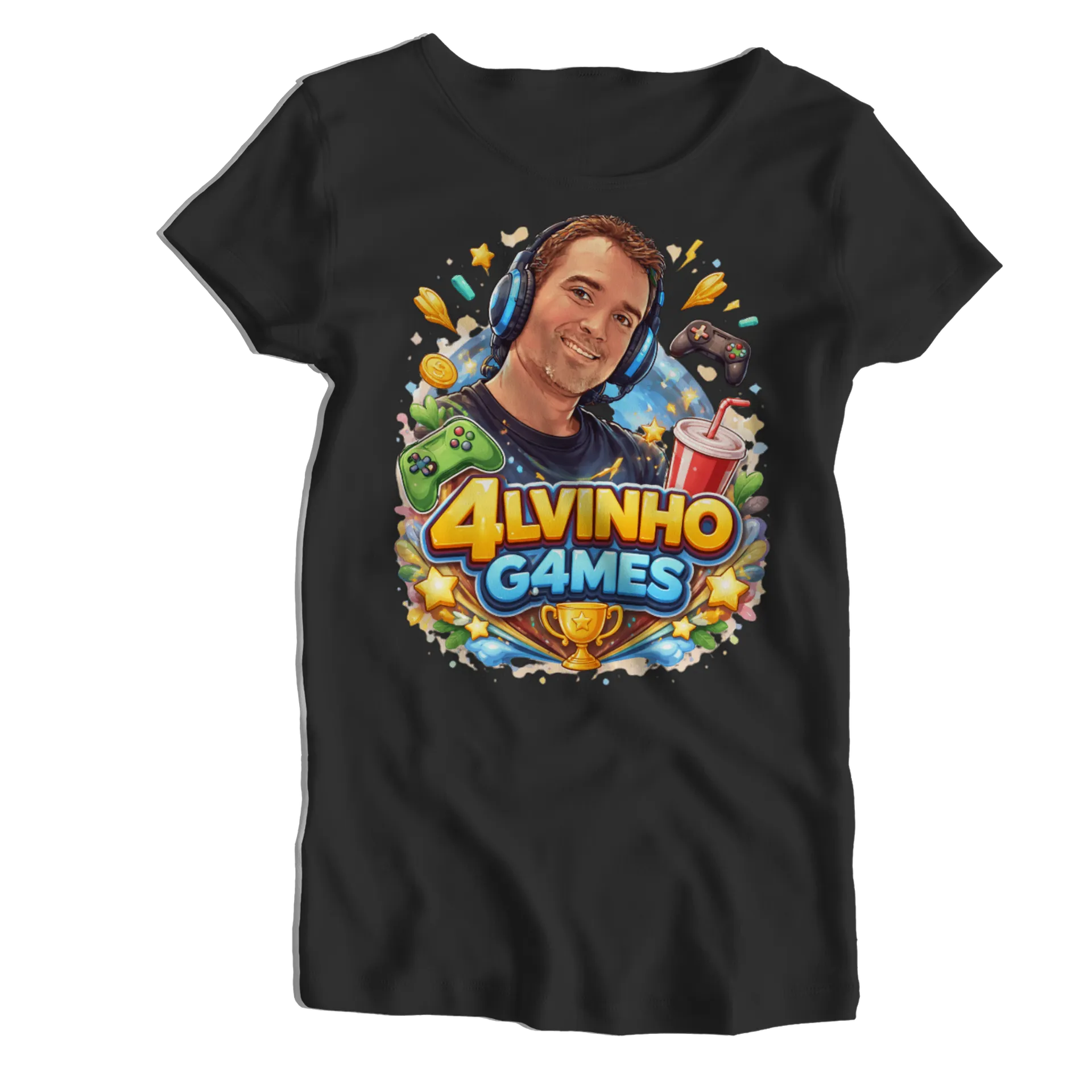 Babylook personalizado alvinho games 4 - Imagem 1
