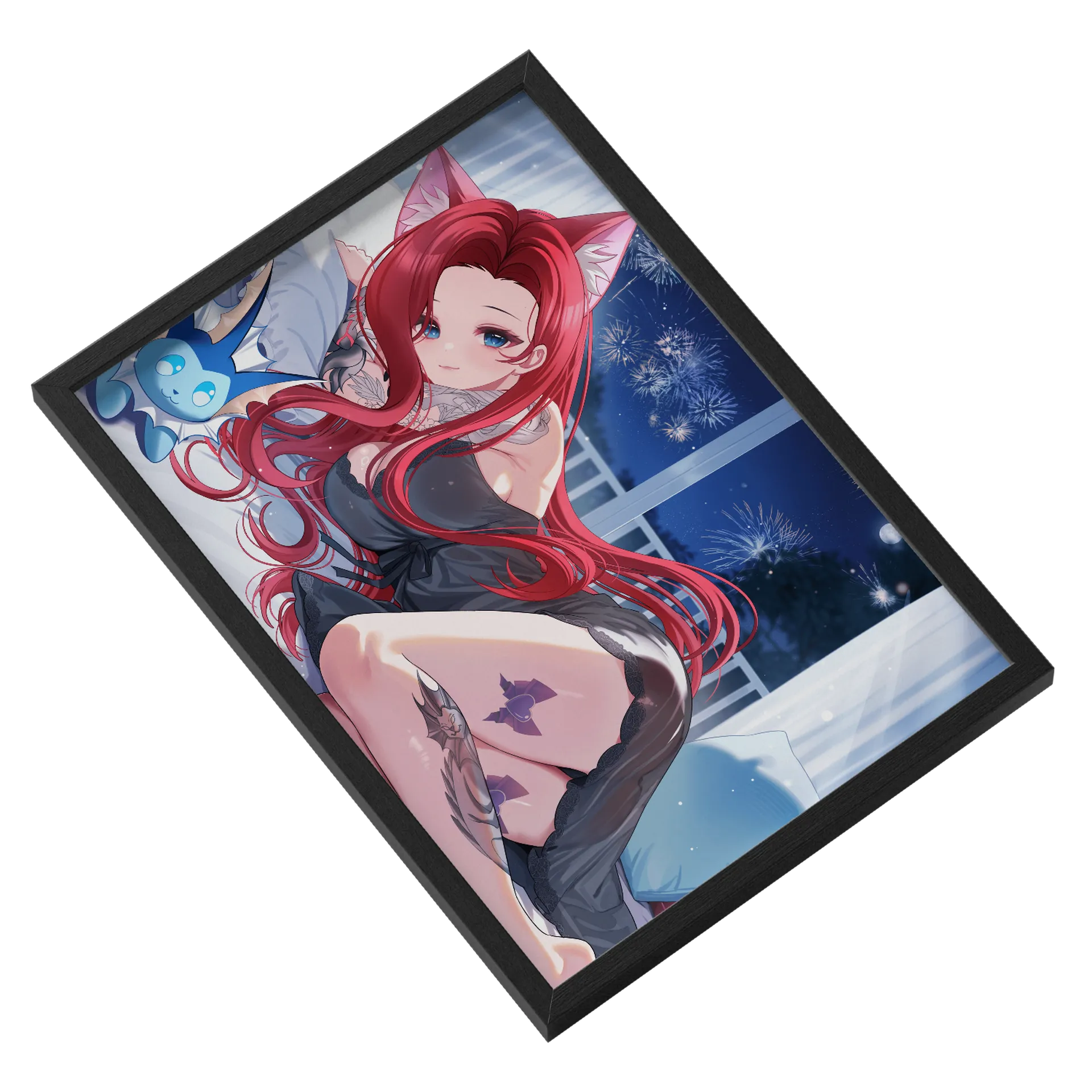 Quadro A3 Com Vidro Mermaid 🩷 Nighty Night Collection 🌌 - Imagem 2