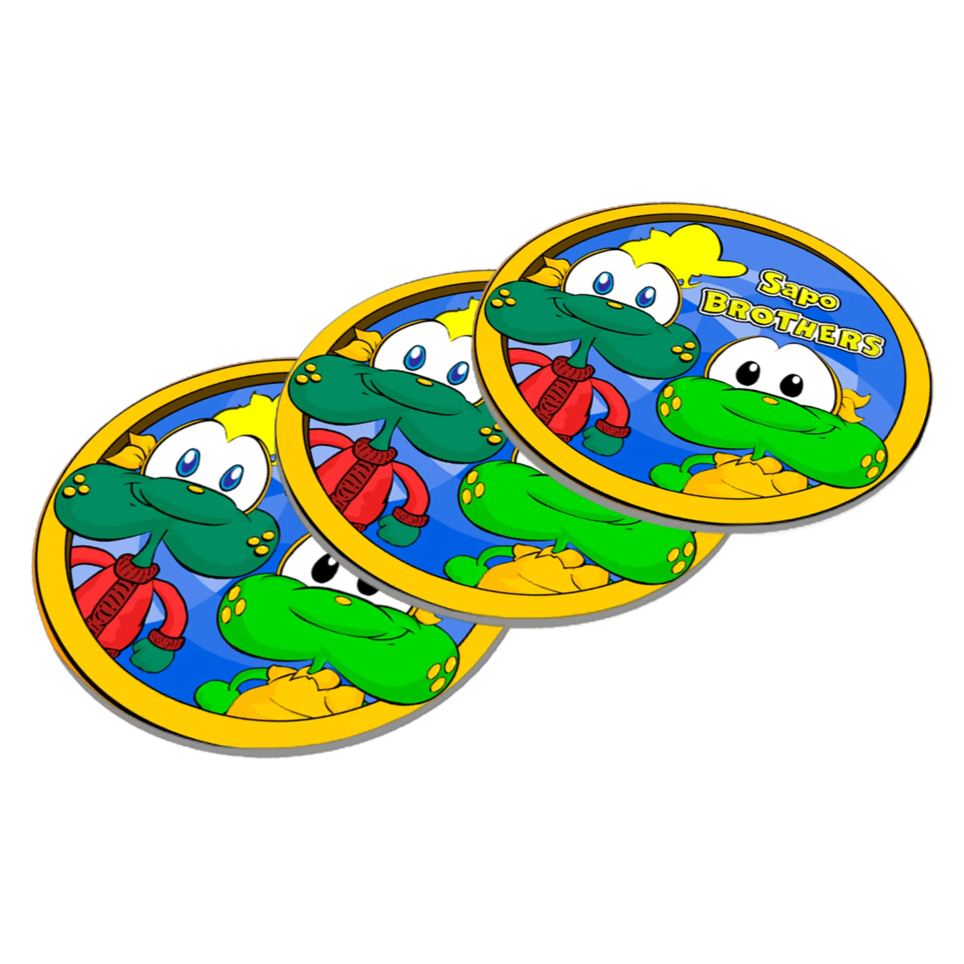 Porta-copos personalizado de sapobrothers