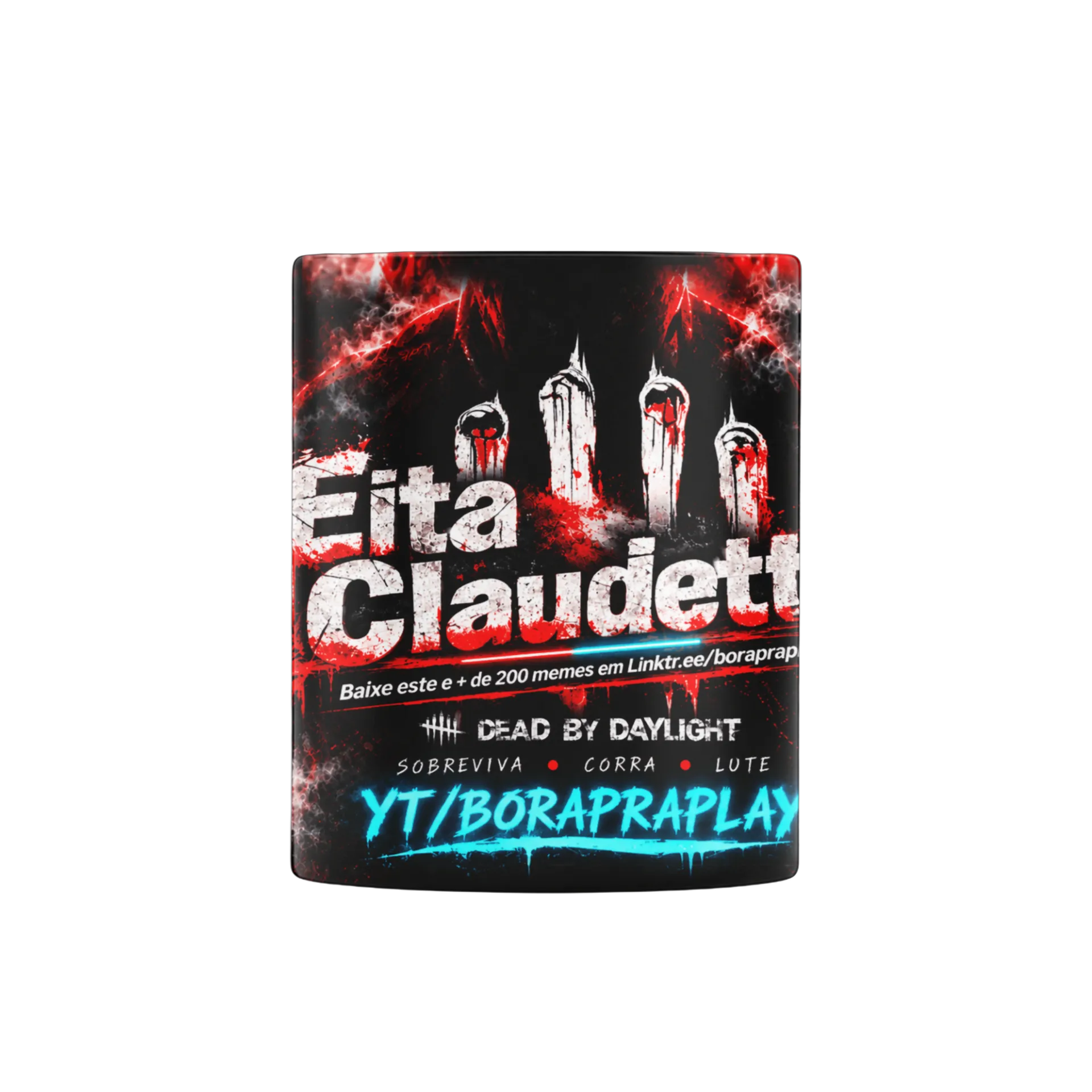 Eita Claudette Caneca personalizada de BoraPraPlay — imagem 2 de 4