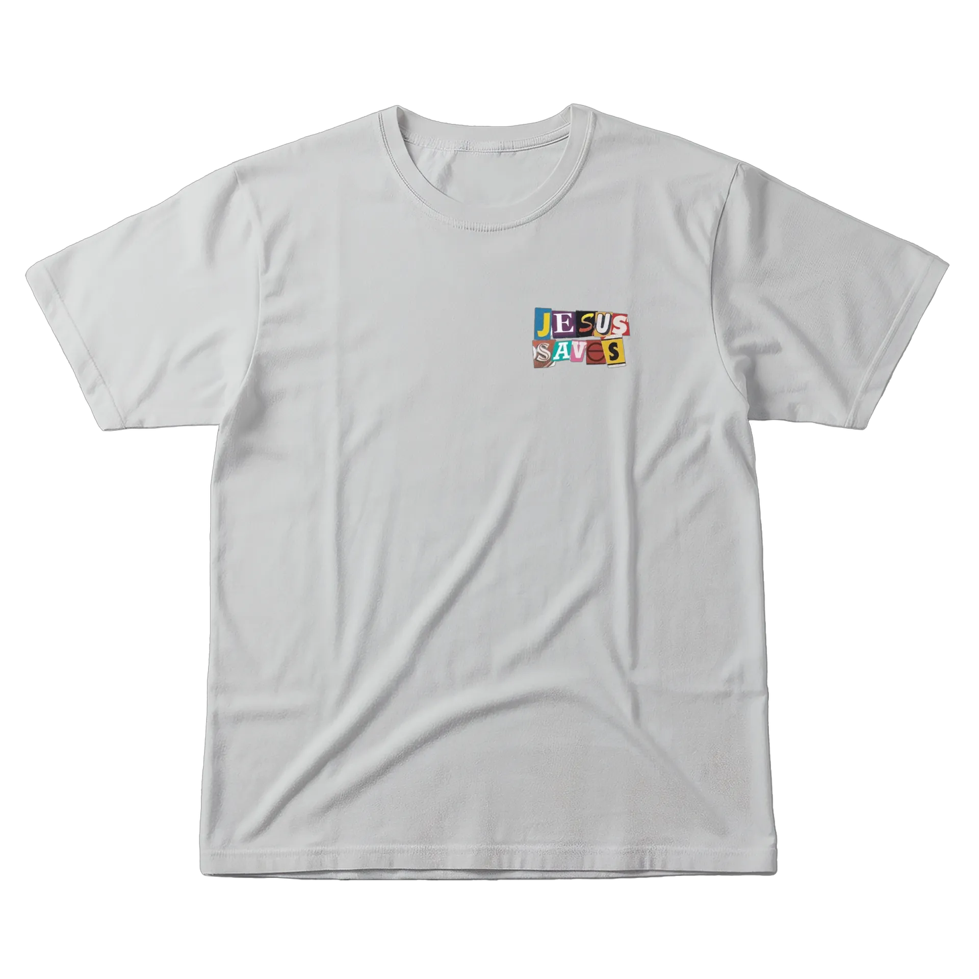 Camiseta Estampa Jesus Saves 100% Algodão de Teologia Entusiasta — imagem 1 de 6