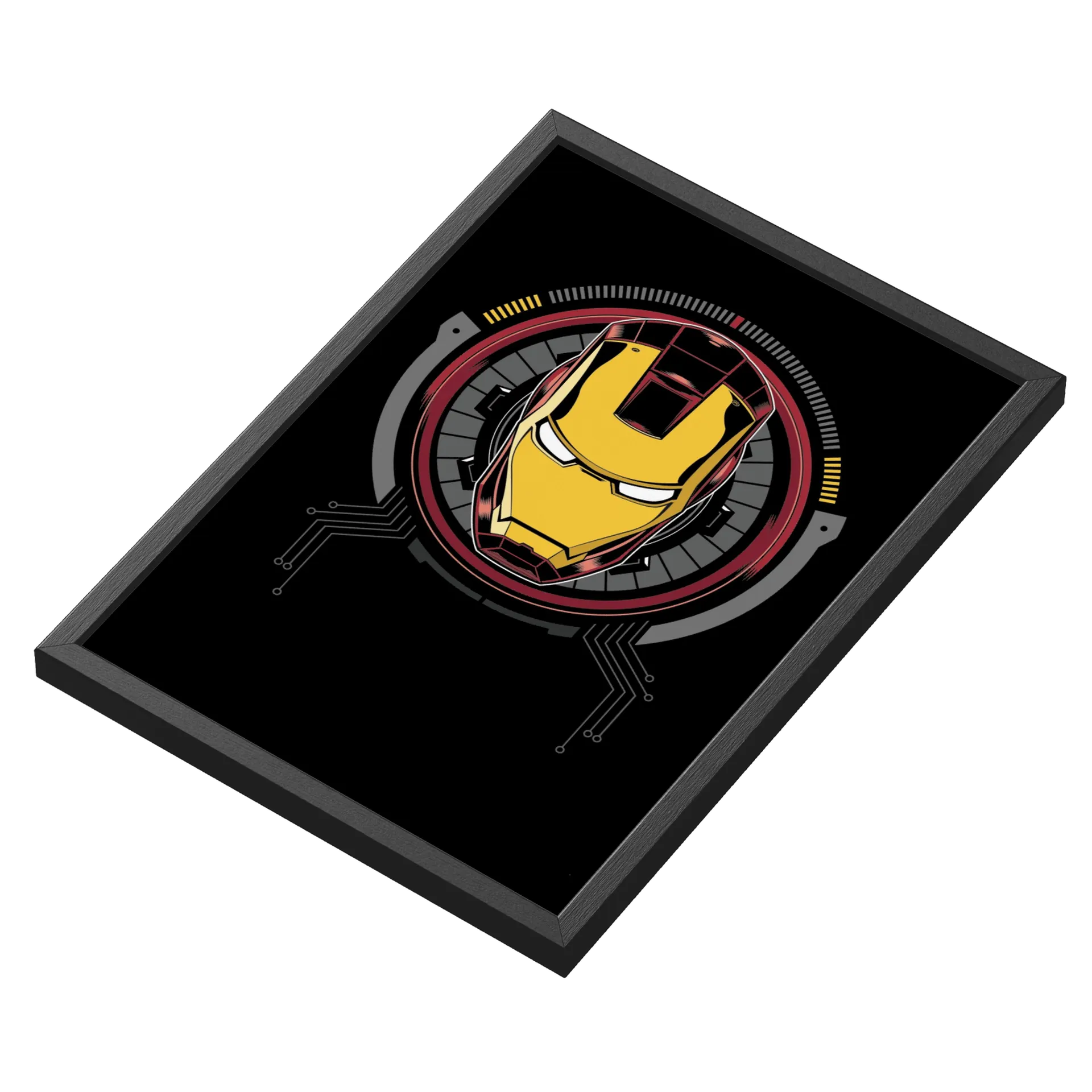Quadro Iron Man Estilo Cartoon A3 - Imagem 3