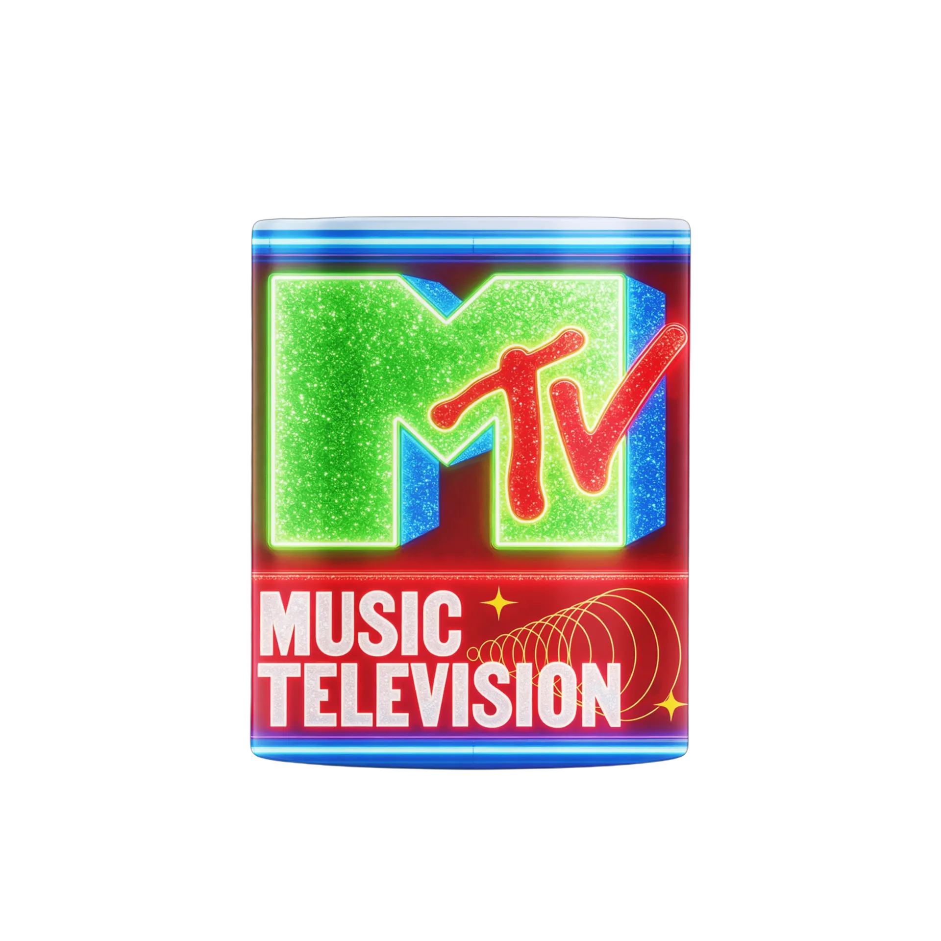 Caneca Porcelana Música Television 325ml - Imagem 1
