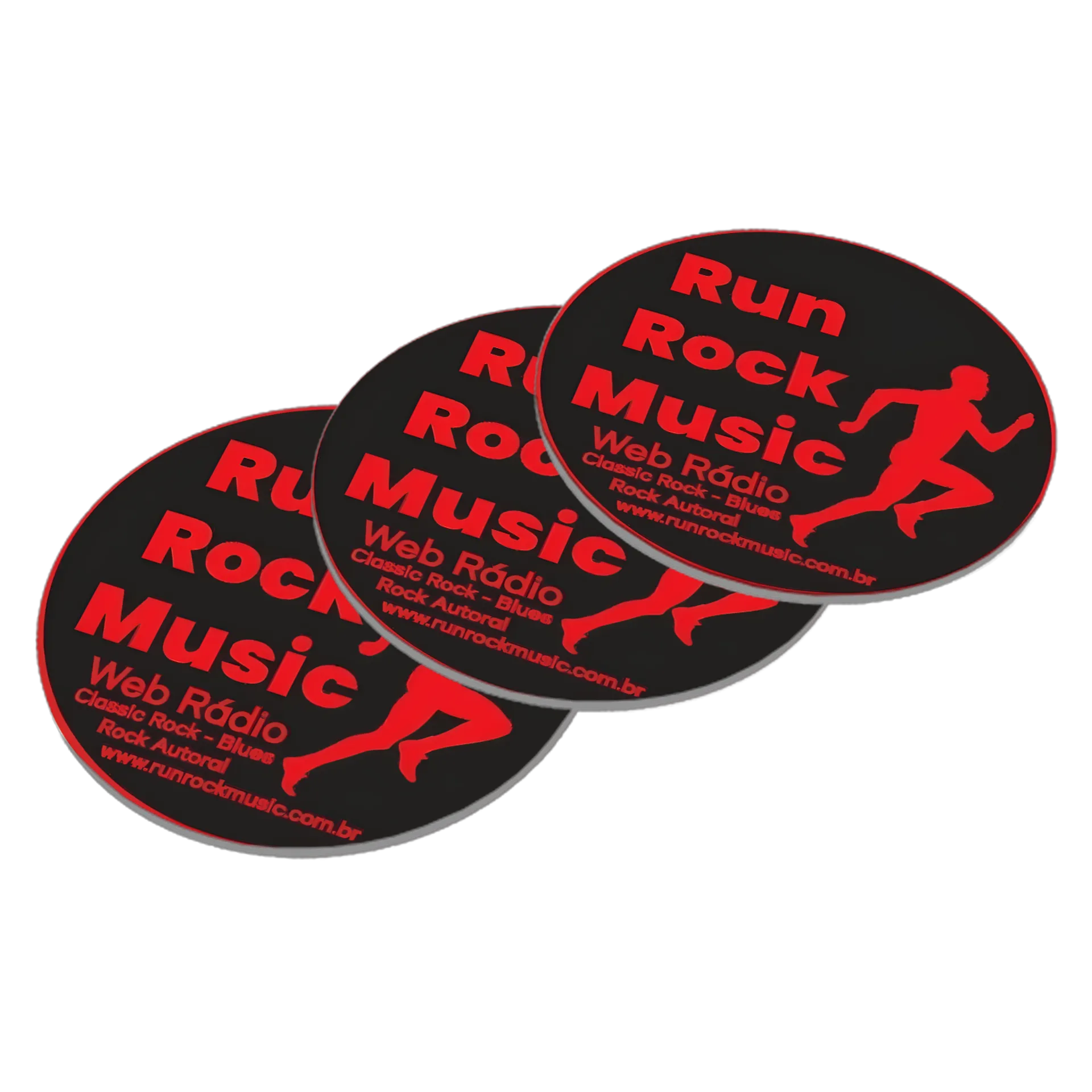 Porta-copo Festa Run Rock Music MDF de RUN ROCK MUSIC — imagem 2 de 3