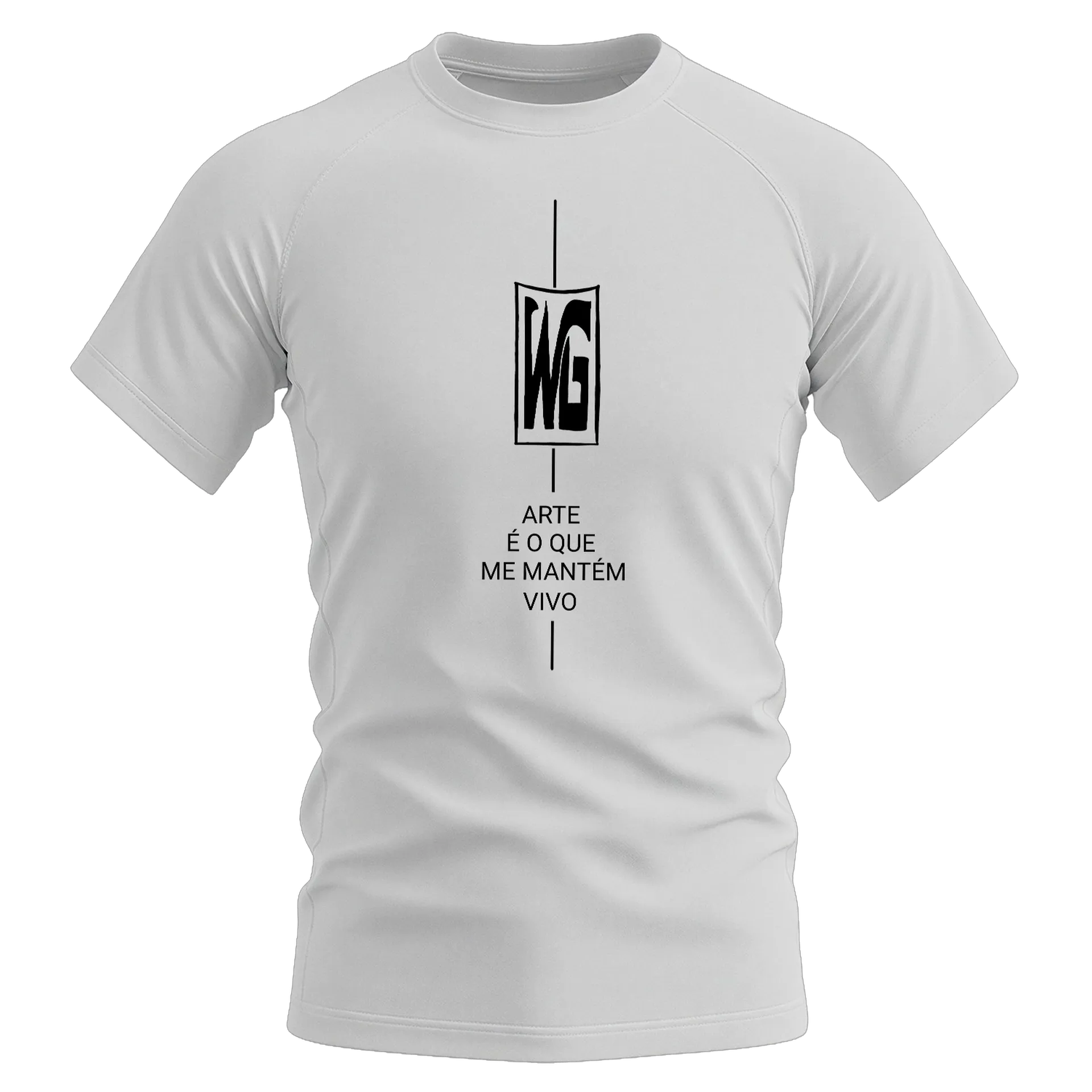 Camiseta Dry Fit Elfo de Capuz Realista Monocromático - Imagem 1