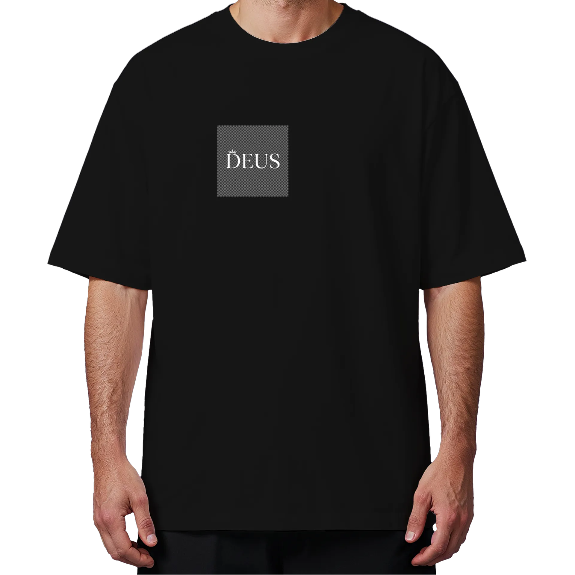 Camiseta Oversized Deus - teu é o reino  - Imagem 4