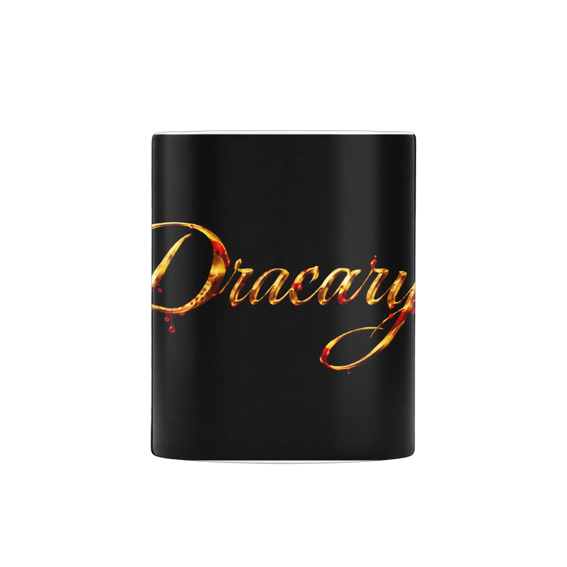 Caneca Porcelana Letreiro Cursivo Dreaerus Dourado e - Imagem 2