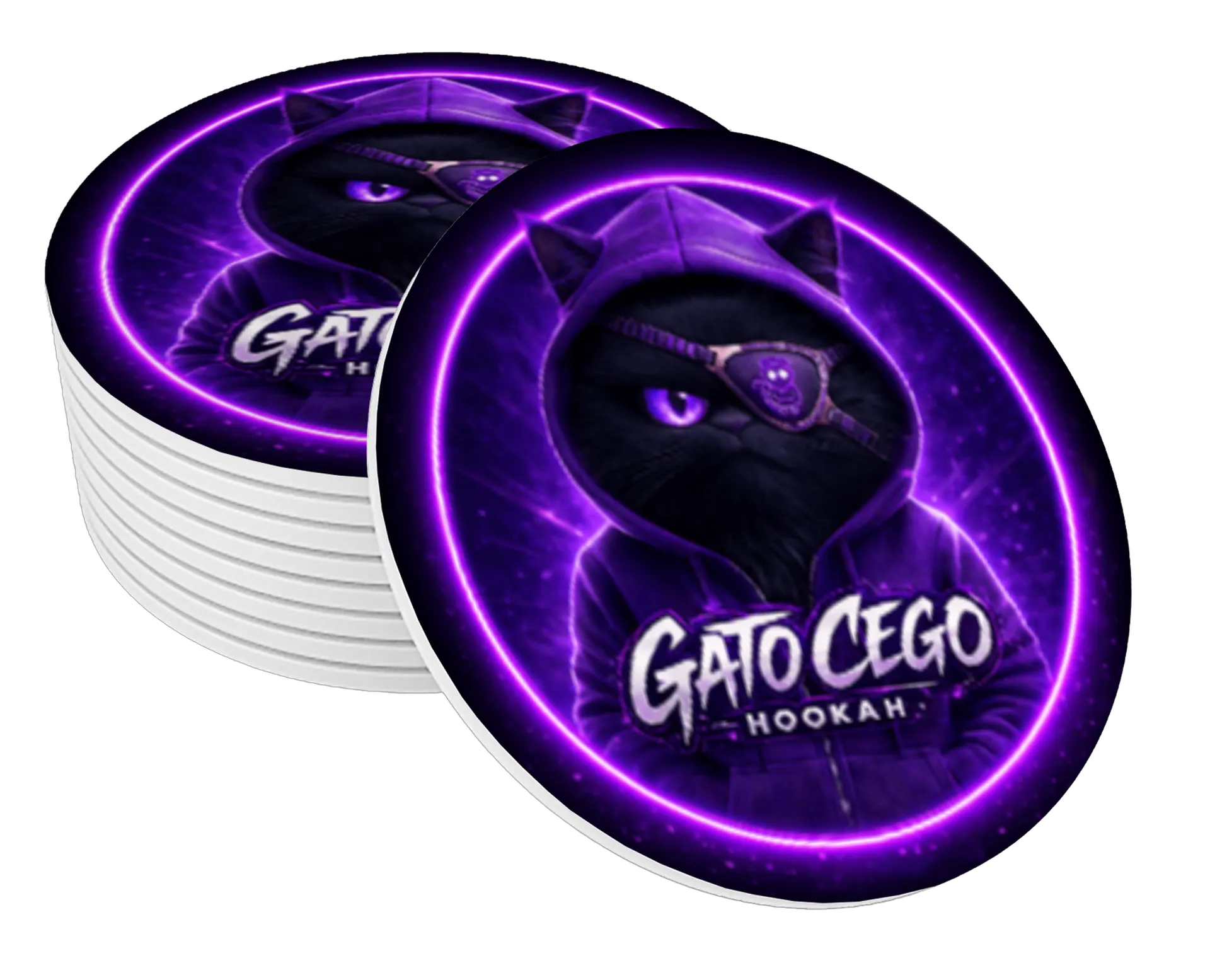 Descanso para rosh MDF de Gato Cego Hookah