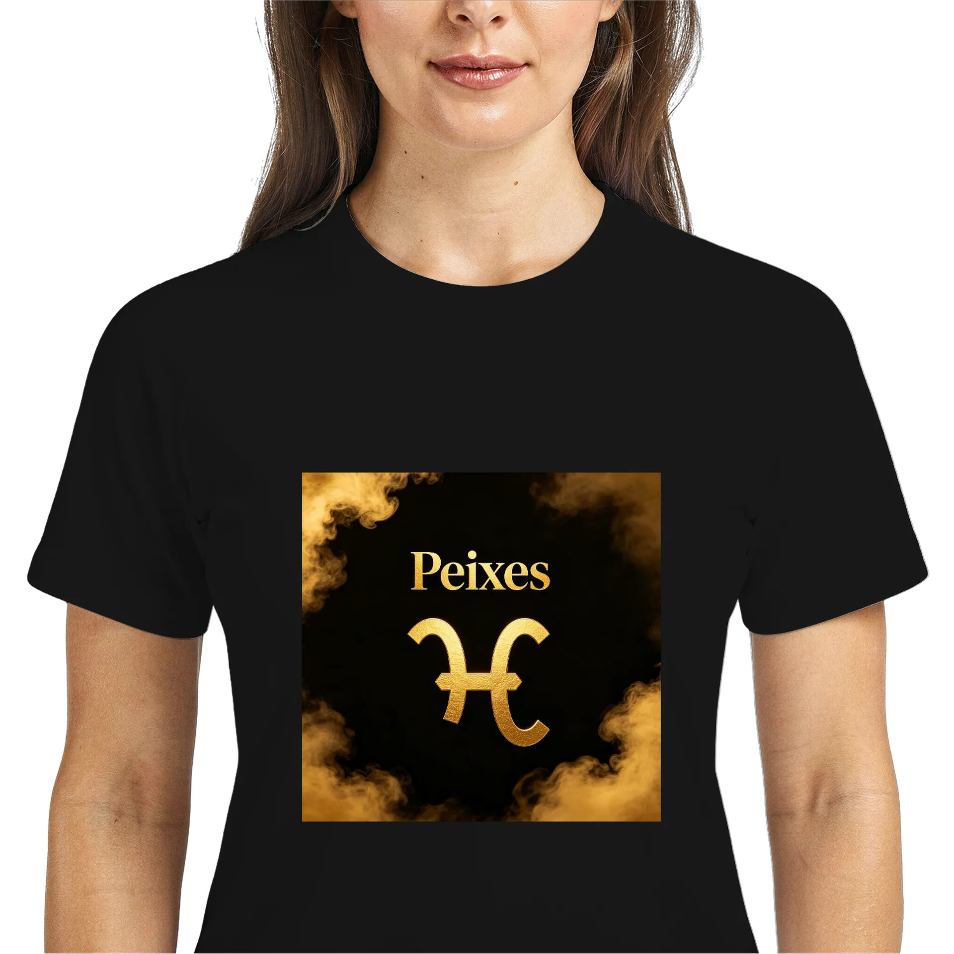 Camiseta Dry Fit Peixes Gold Logo 100% Poliéster - Imagem 3