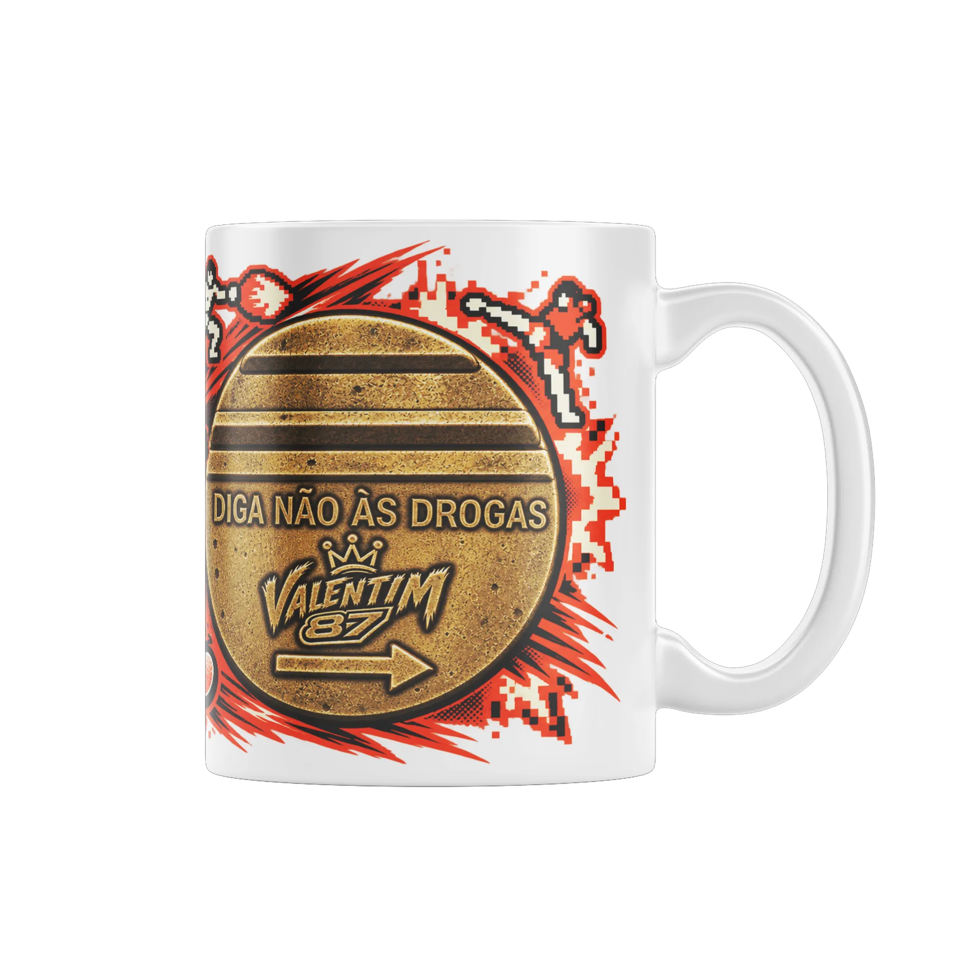 Caneca Ficha Passe de batalha - Imagem 1