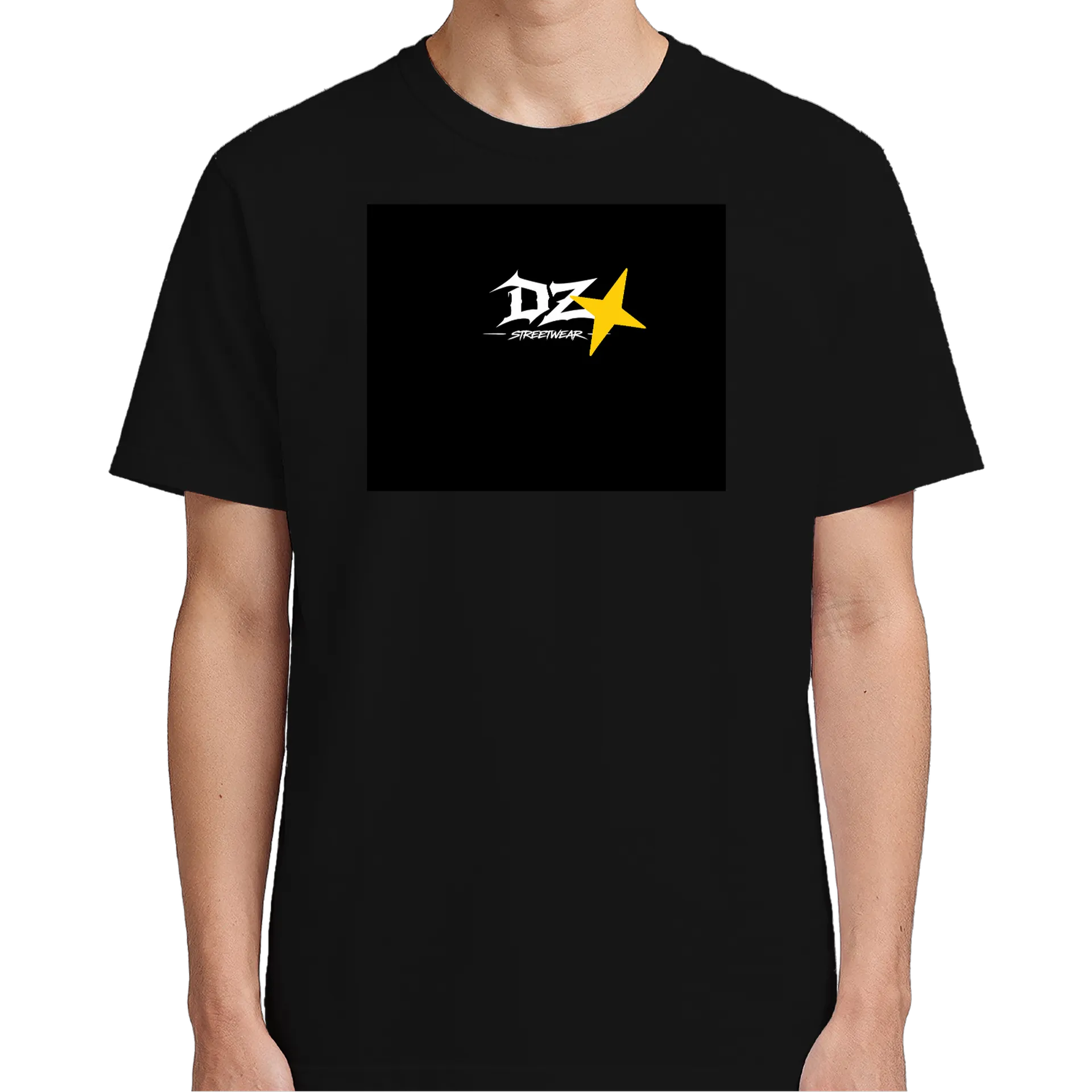 Camiseta Unminado Anjo Estátua Preto e Vermelho 100% Algodão - Imagem 4