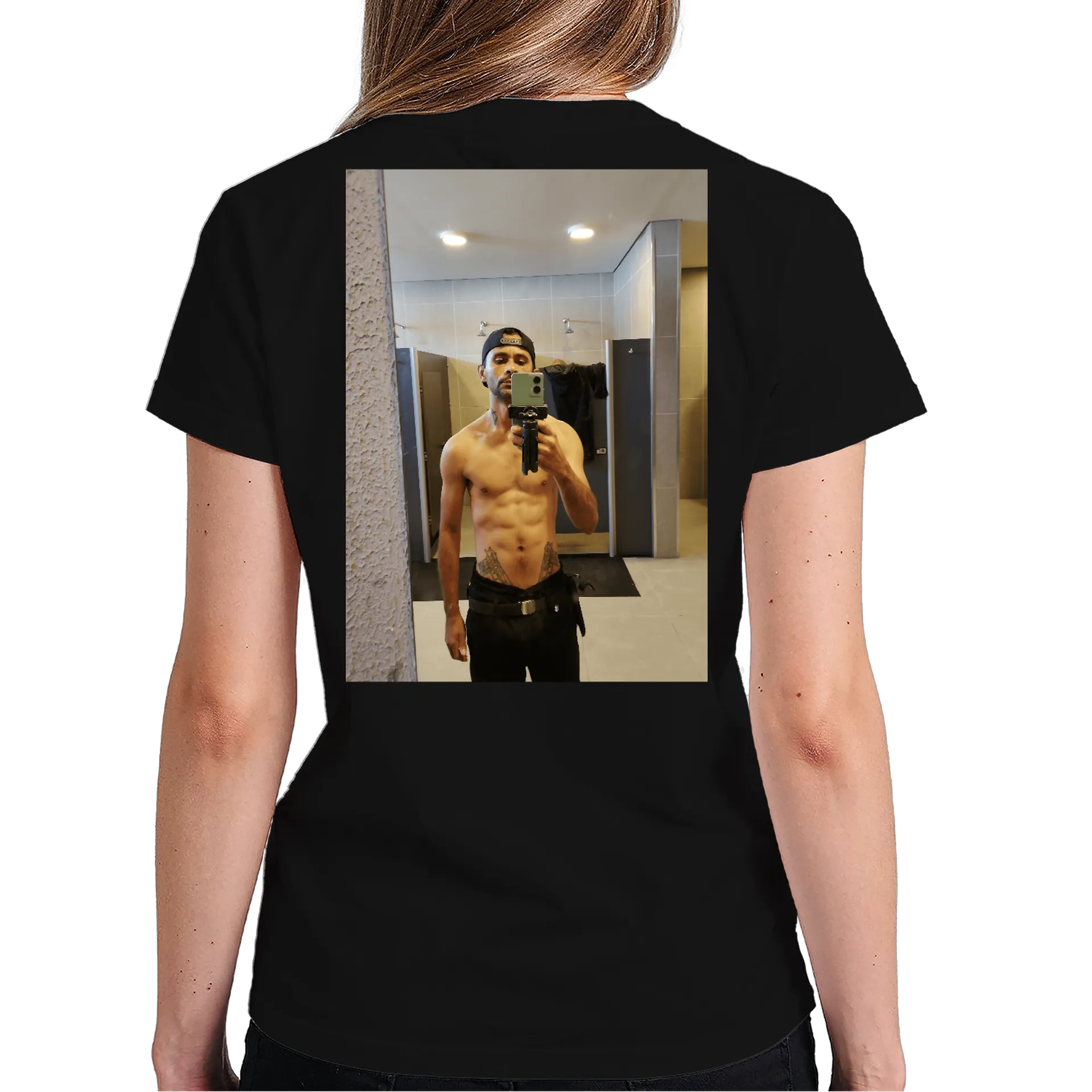 Camiseta Personalizada Preto 100% Algodão - Imagem 6