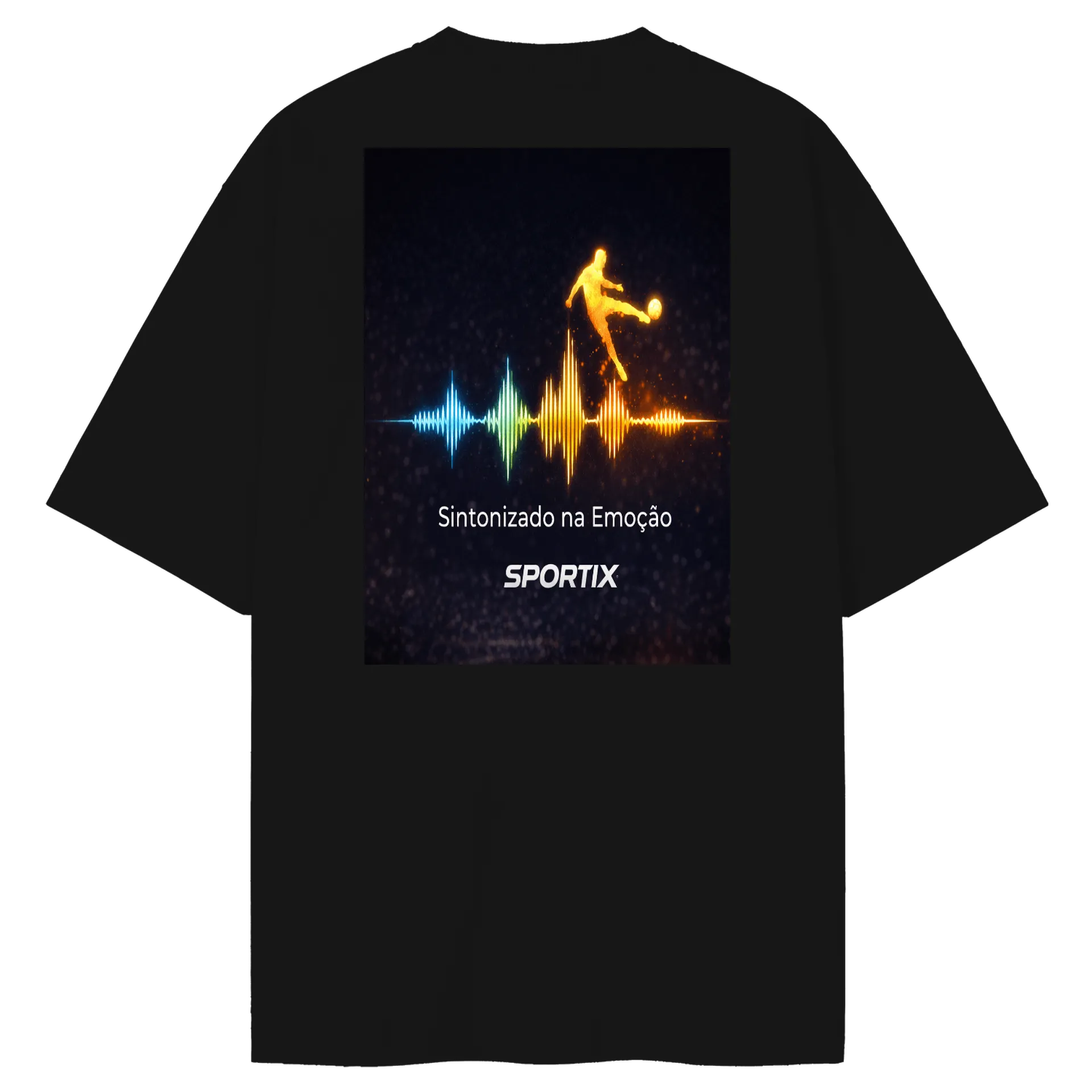 Camiseta Oversized SINTONIZANDO NA EMOÇÃO - Imagem 2